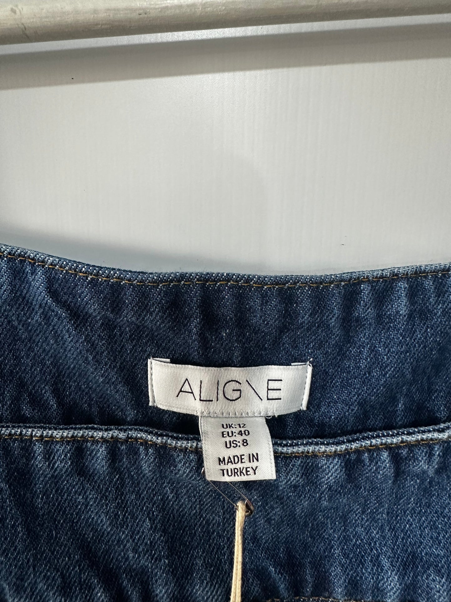 Blue Aligne Denim Dress, Size 12