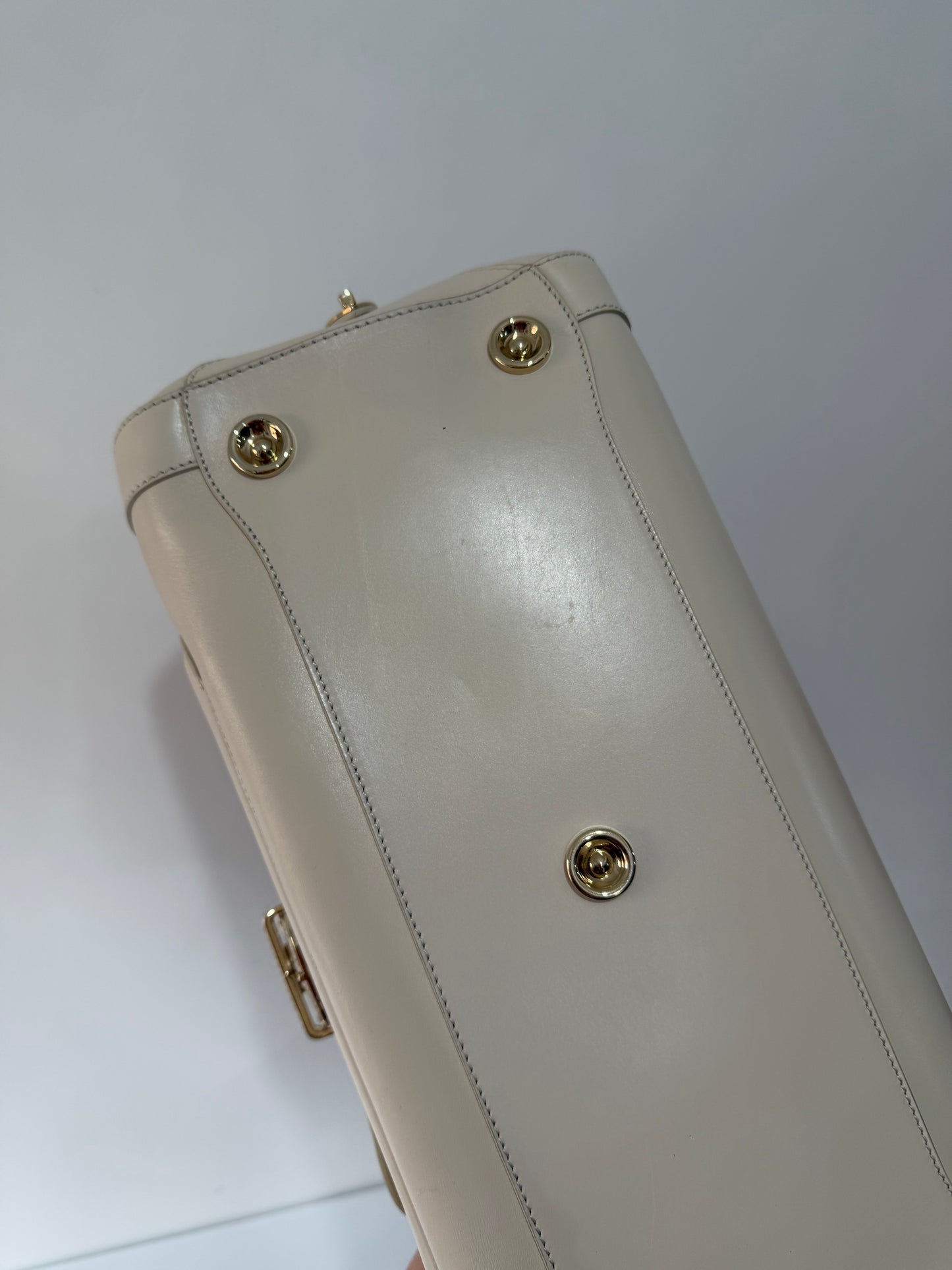 Preloved Cream Jimmy Choo Handbag