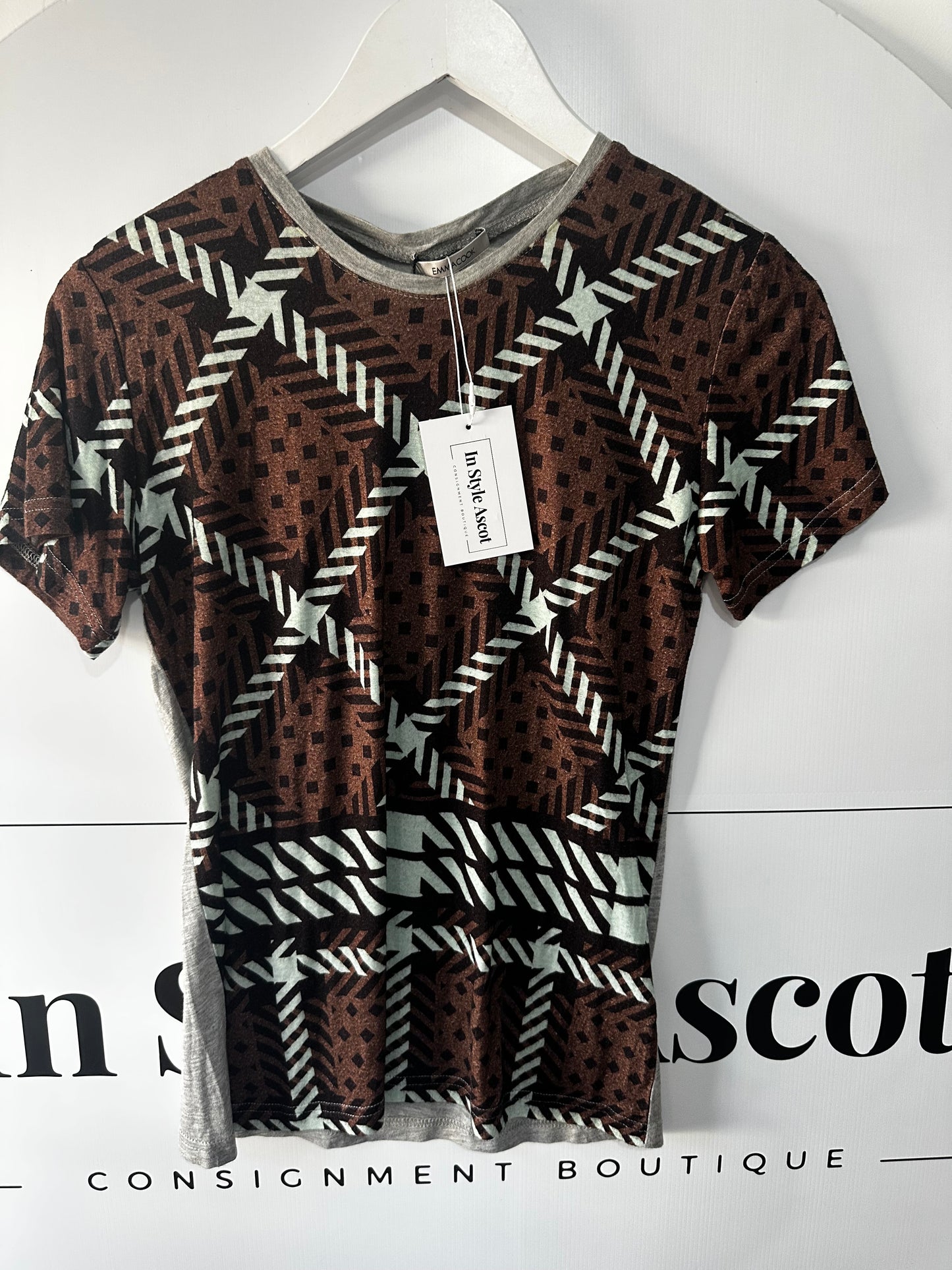 Brown Emma Cook Top, Size 10