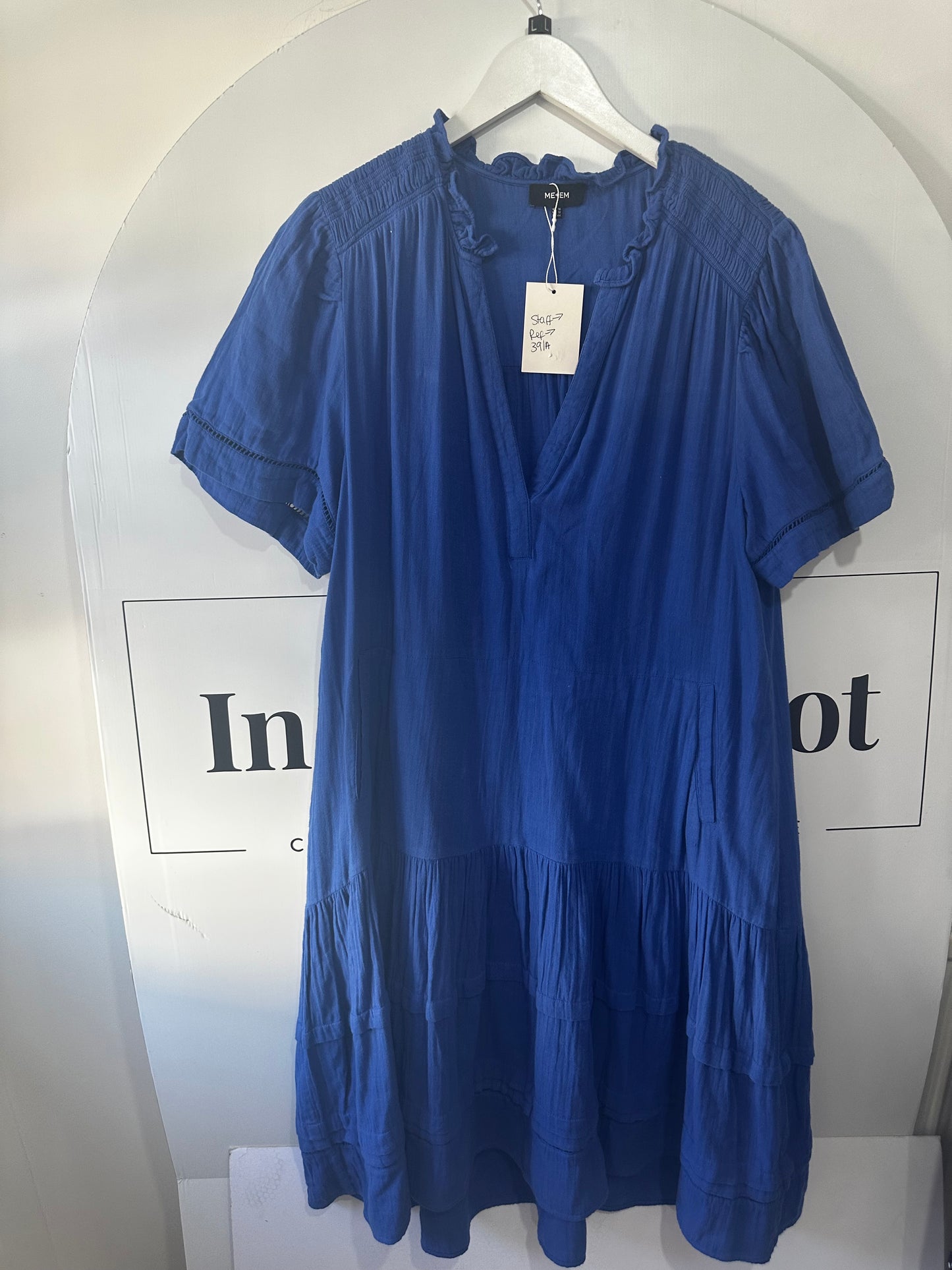 Blue Me + Em Midi Summer Dress, Size 16