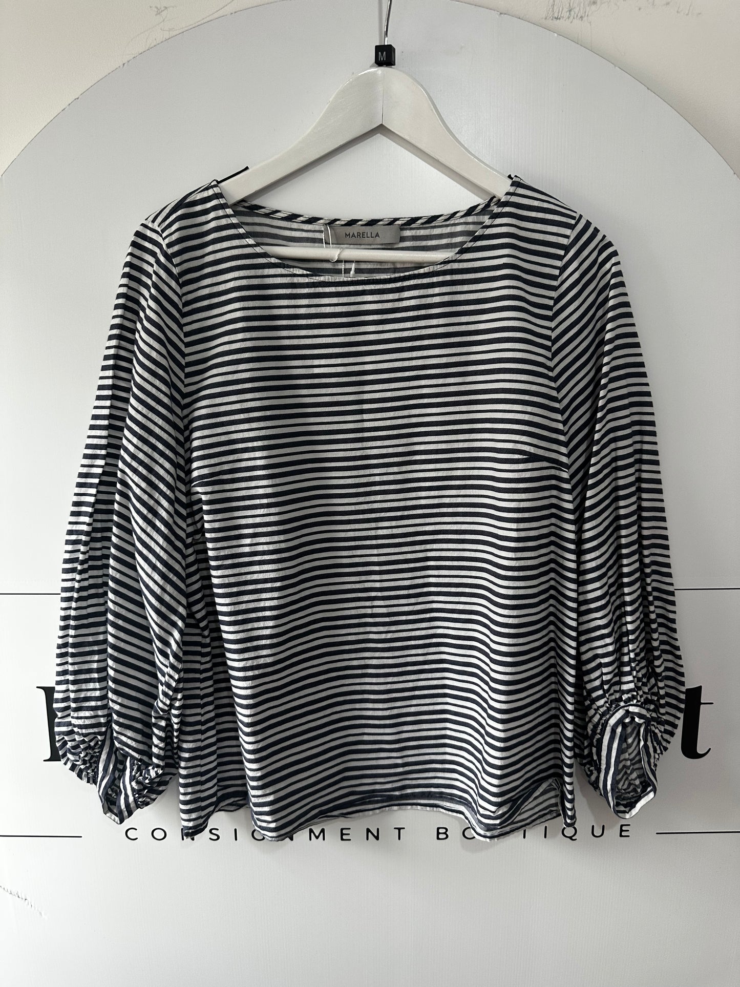 Blue Marella Blouse, Medium