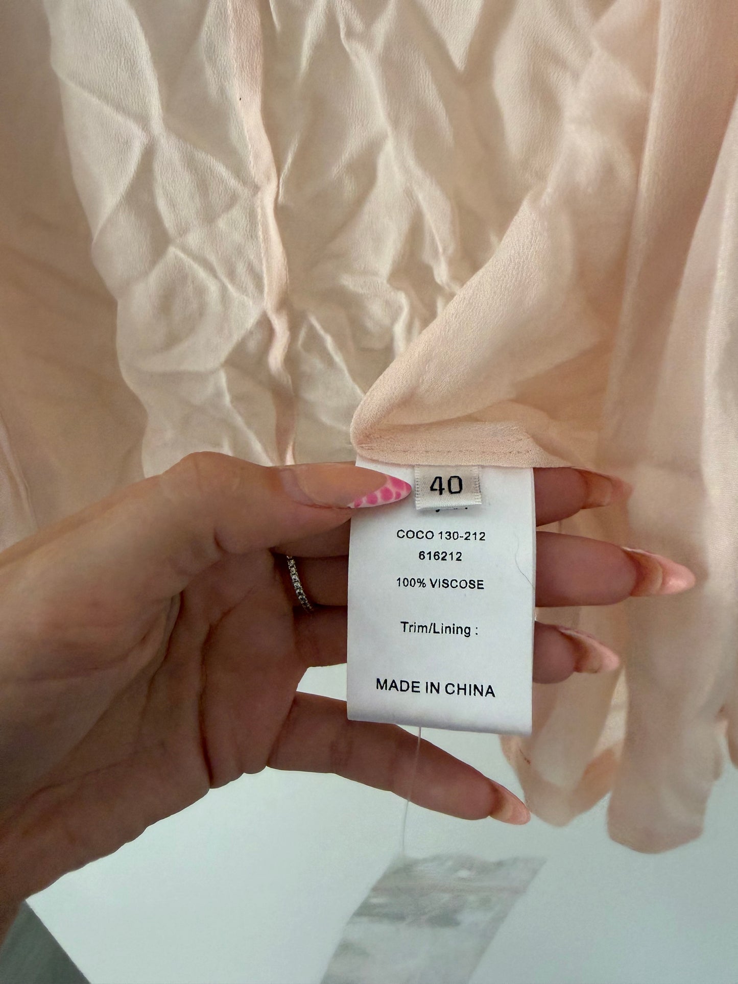 Pre-loved Nude BNWT Dawn & Dare Blouse, 12