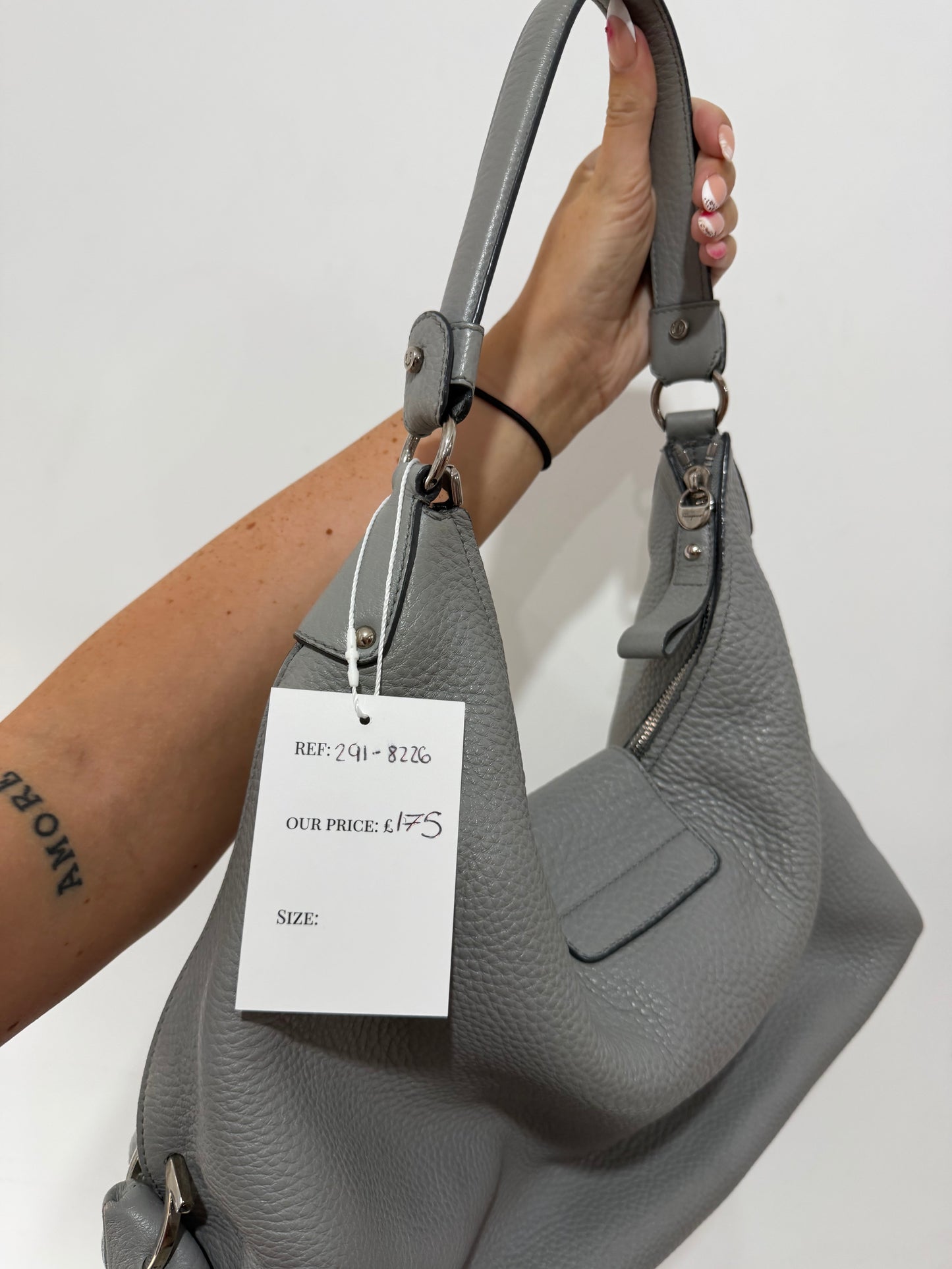 Preloved, Grey Salvatore Ferragamo Handbag