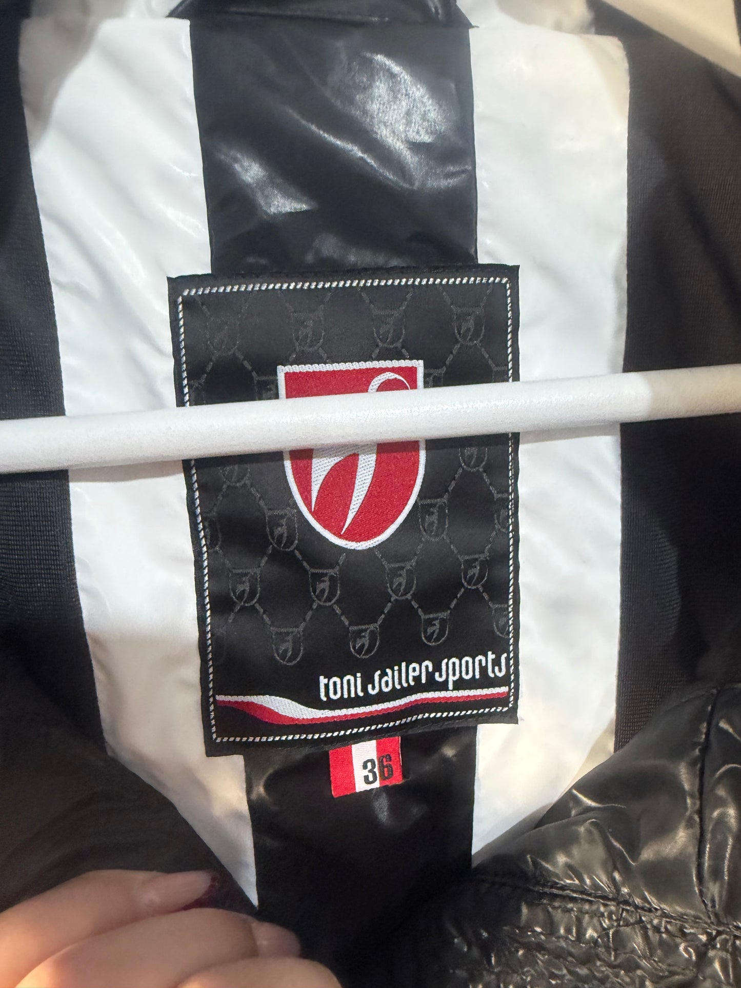 Black Toni Sailer Sports Jacket, Small