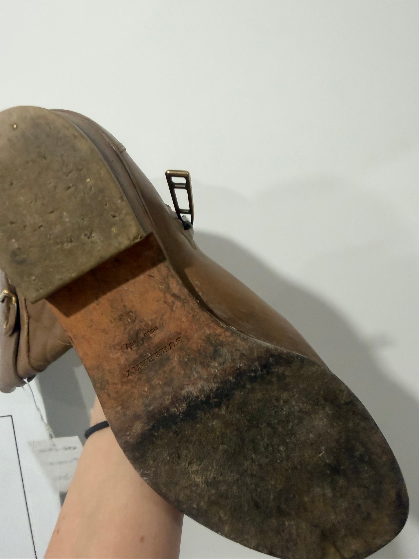 Brown Burberry Riding Boots, Size 39 - UK 6