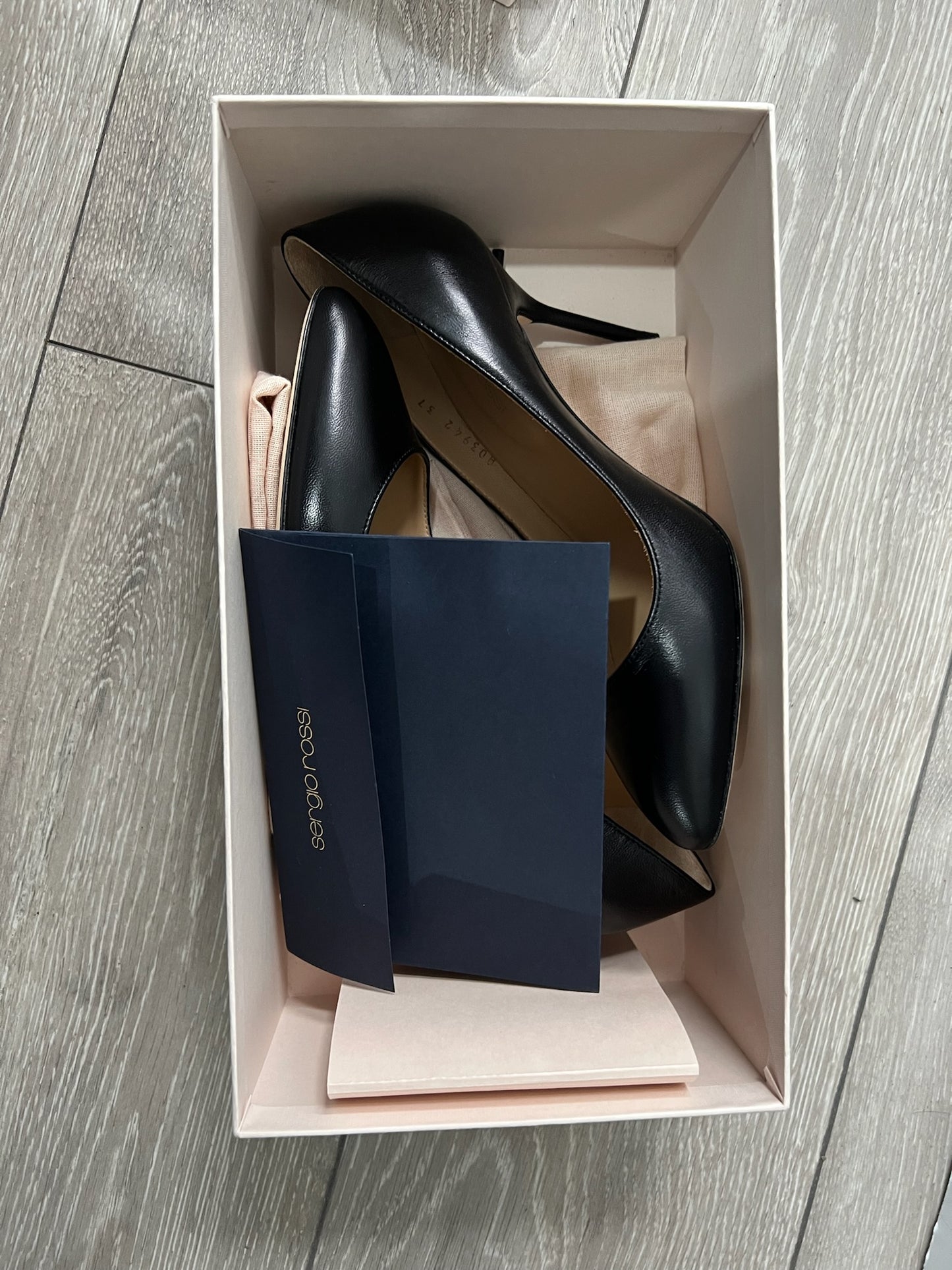 Black Sergio Rossi Heels, 38-5