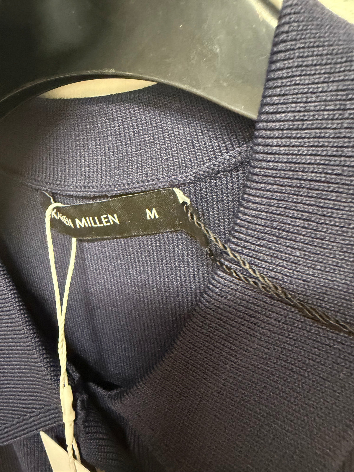 Preloved Karen Millen Dress Size Medium Navy