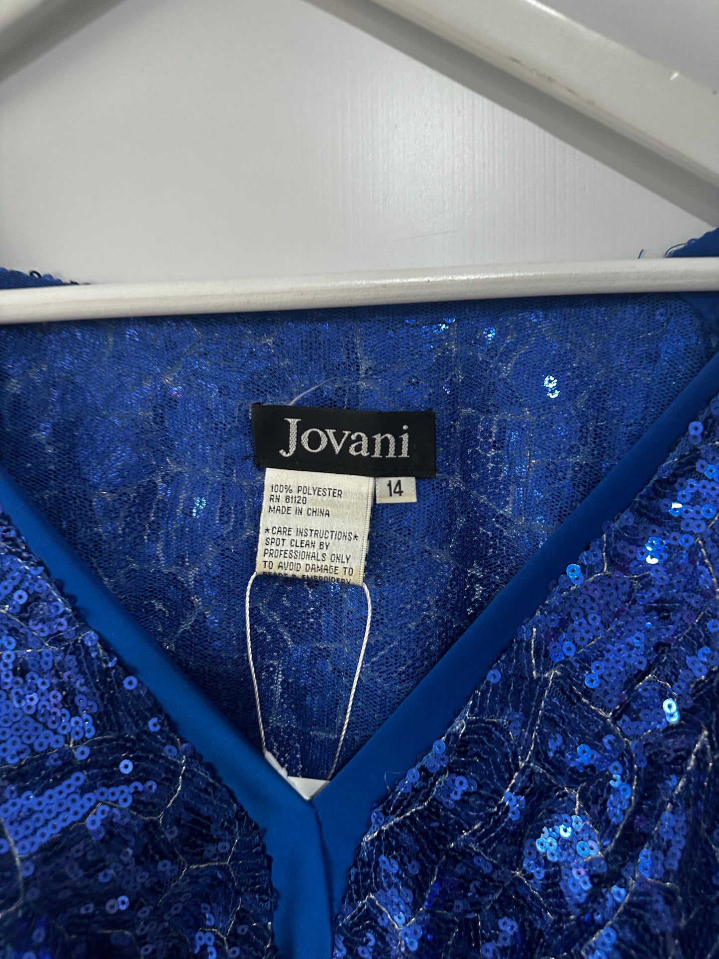 Blue Jovani Dress, Size 14