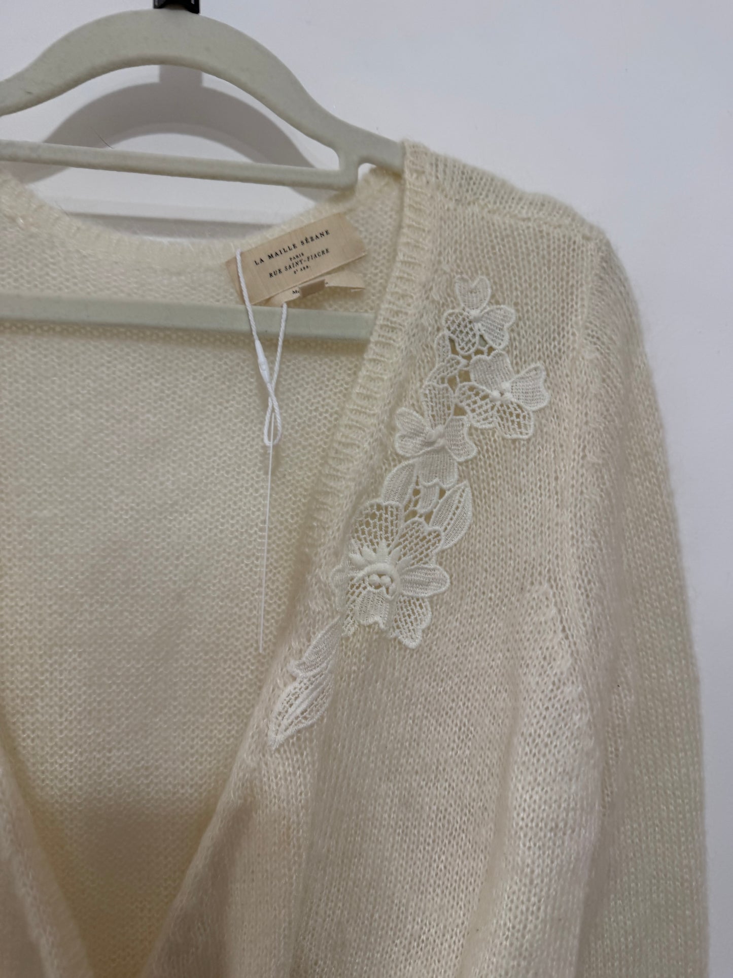 Preloved La Maille Suzanne Jumper Medium Cream