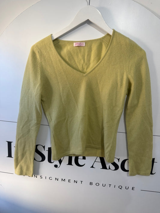 Yellow Little London Cashmere Jumper, Small