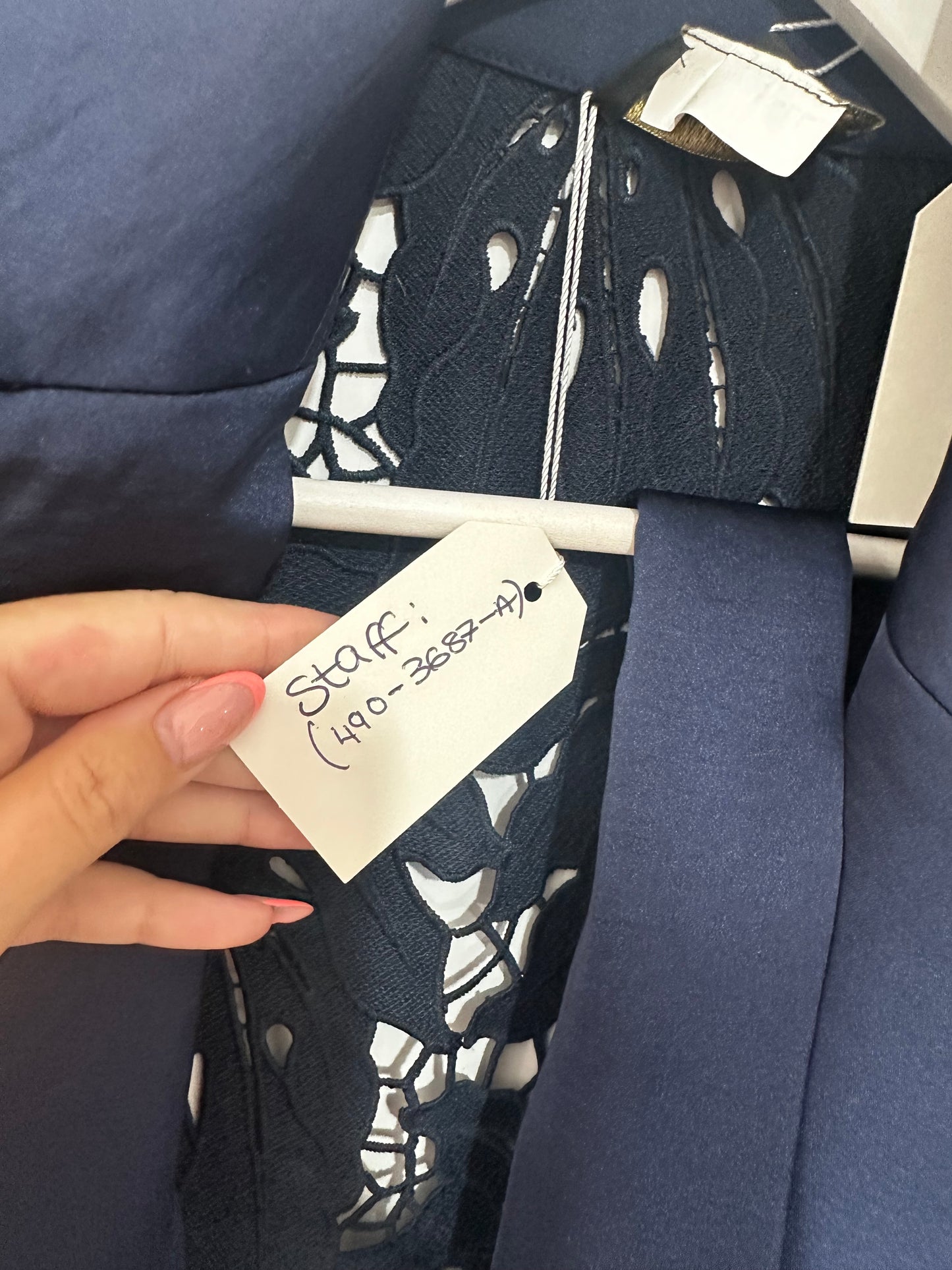 Navy Rohmir Dress Couture, Size S