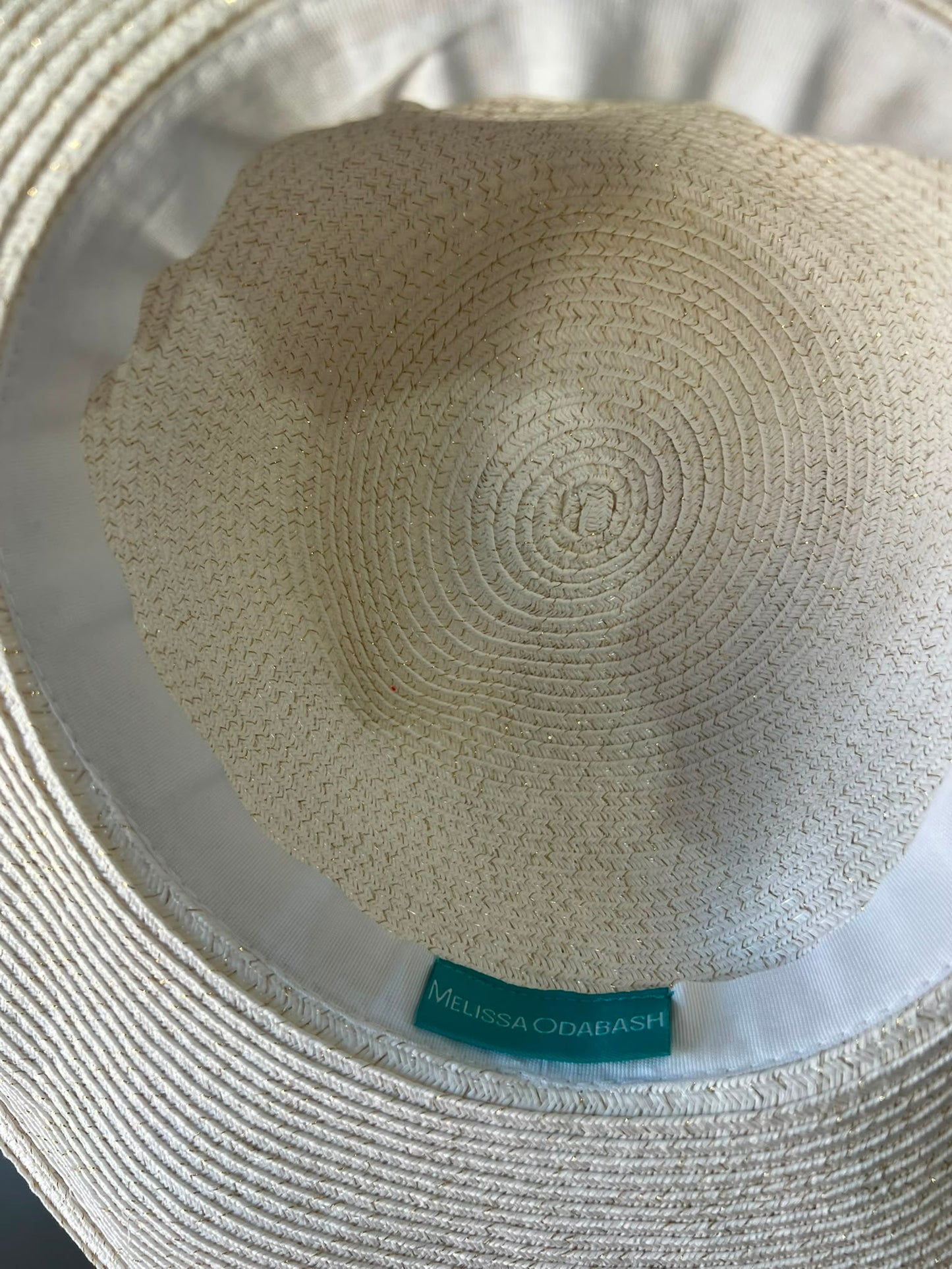 Preloved White Melissa Obabash Hat