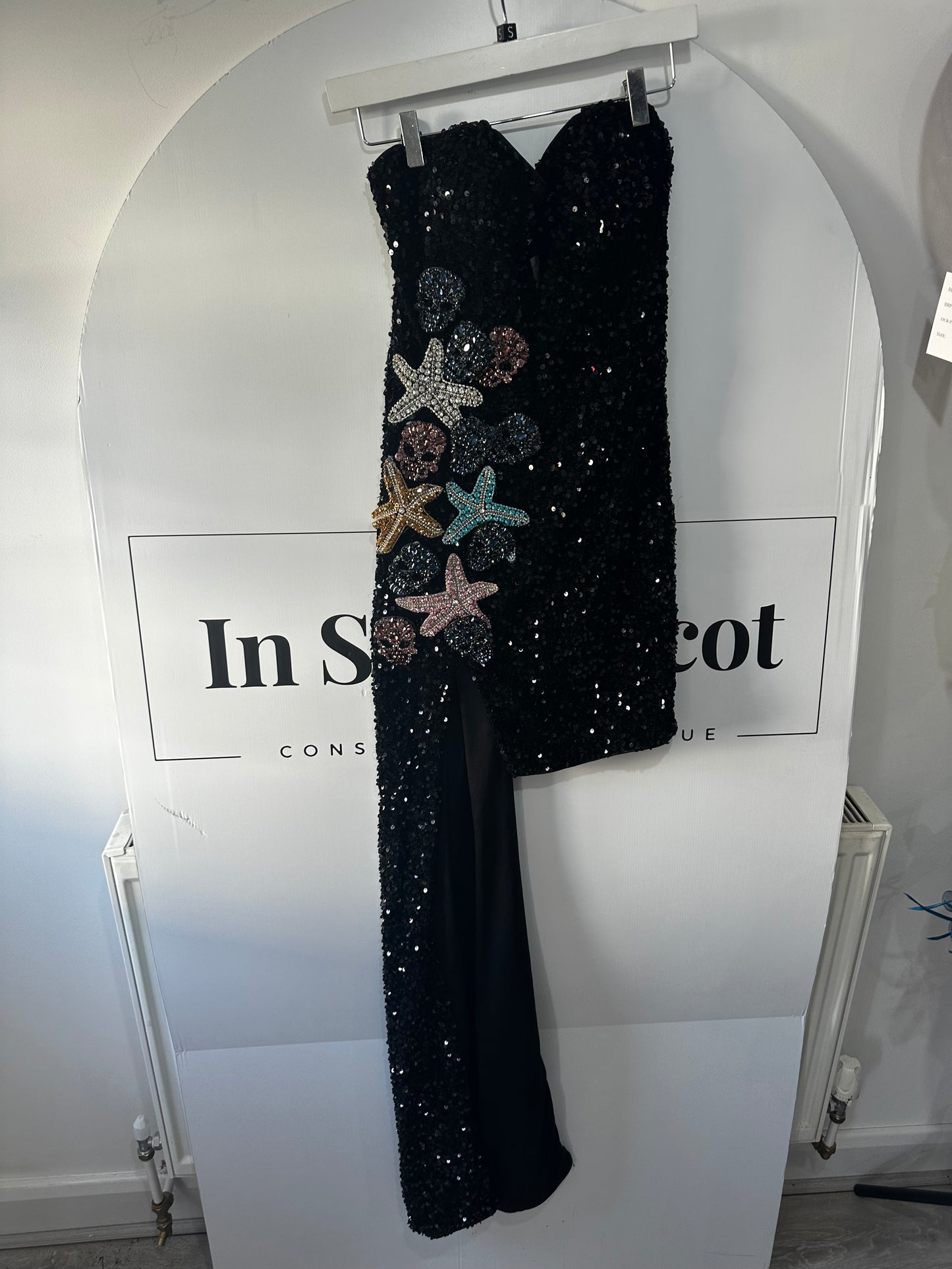 Sequin Bandeau Dress, 6-8