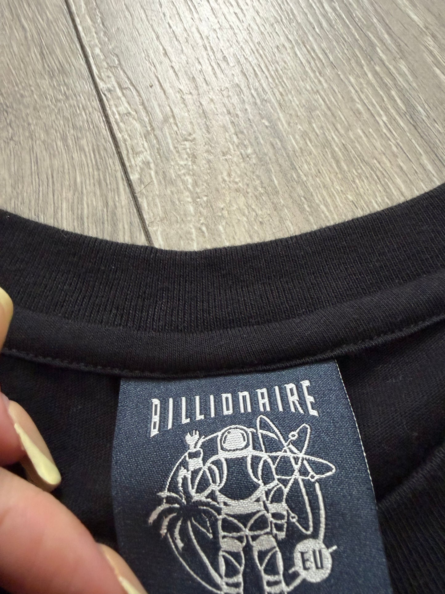 Preloved Black Billionaire Boy's Club Top, L