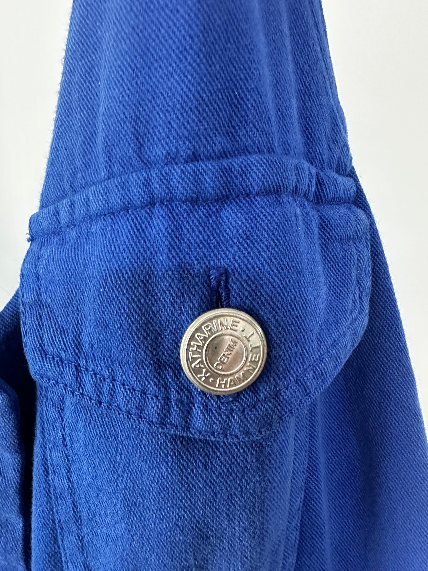 Blue Elizabeth Hemnet Dress, Size Small