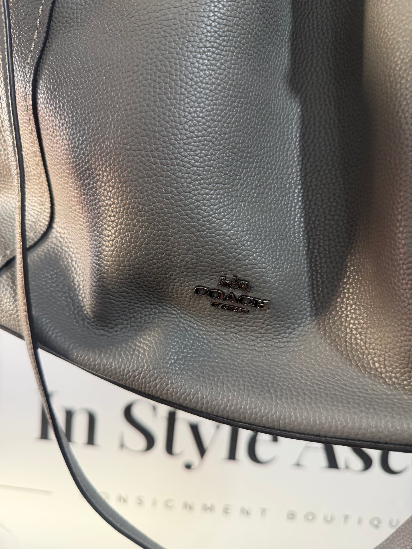 Grey Coach Bag