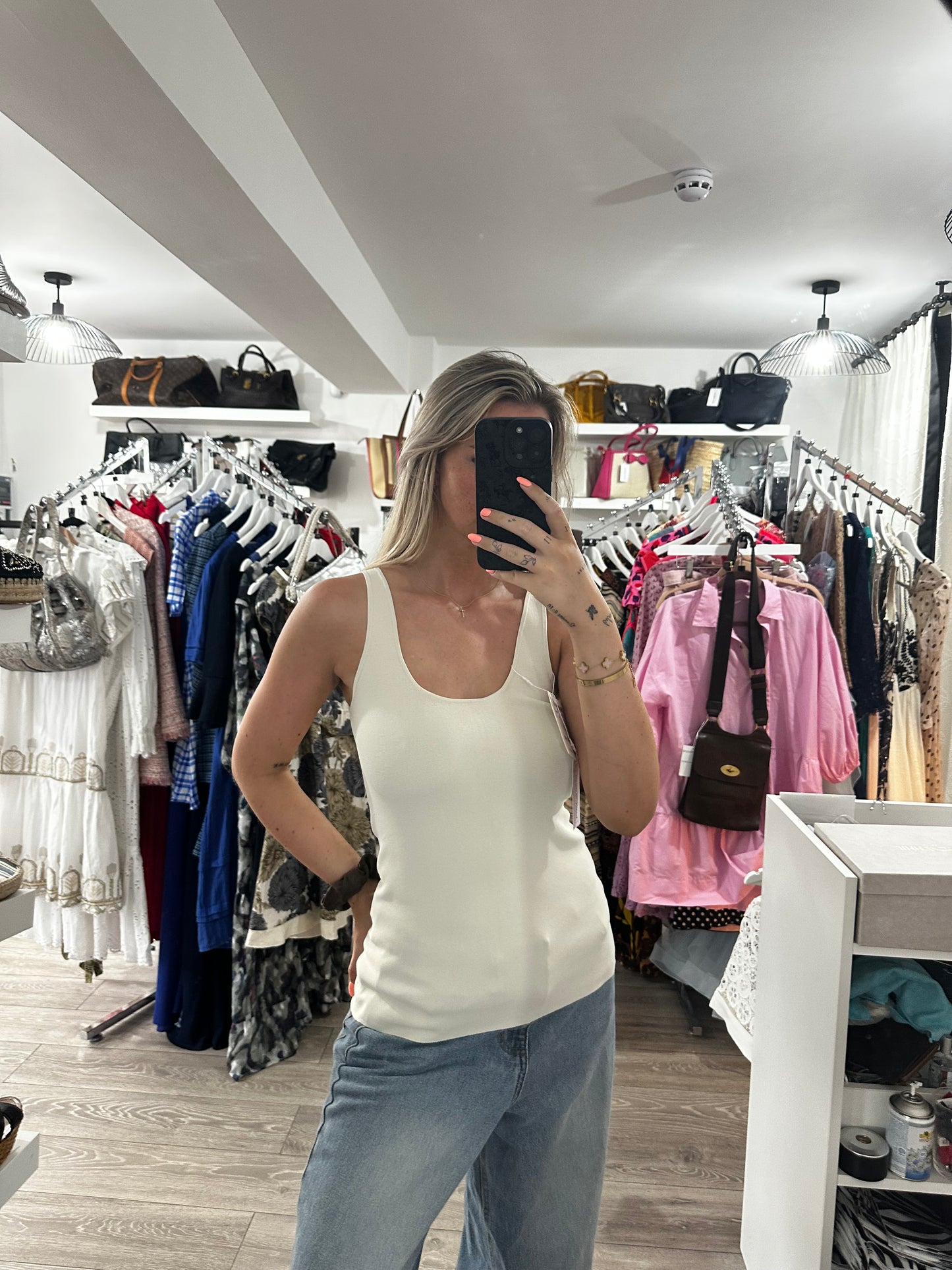 Ivory Toteme Cami, Large