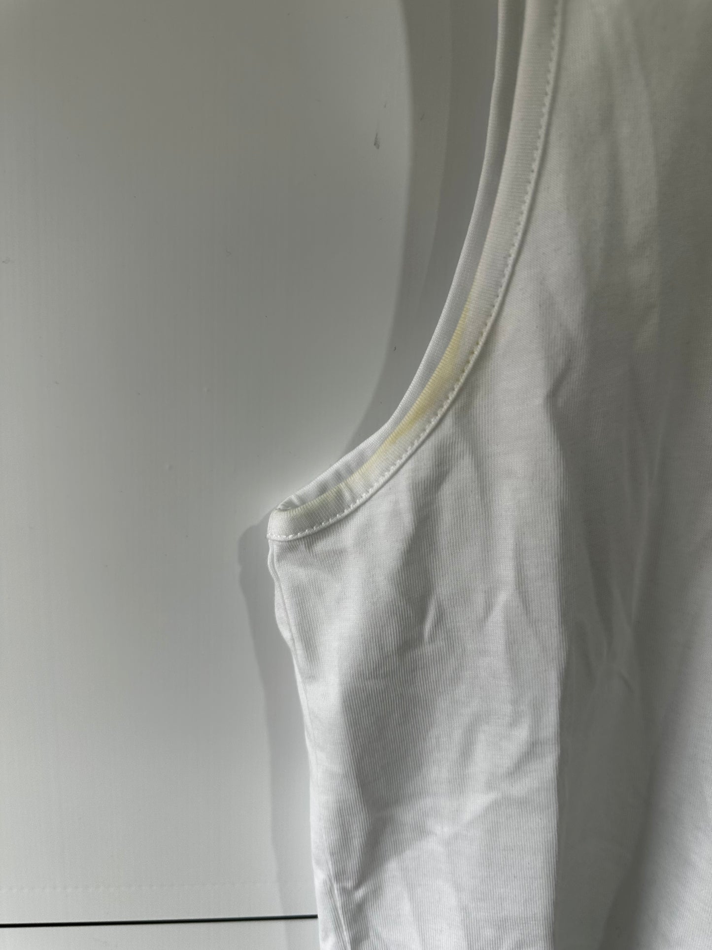 White & Gold Balmain Top, Size 12