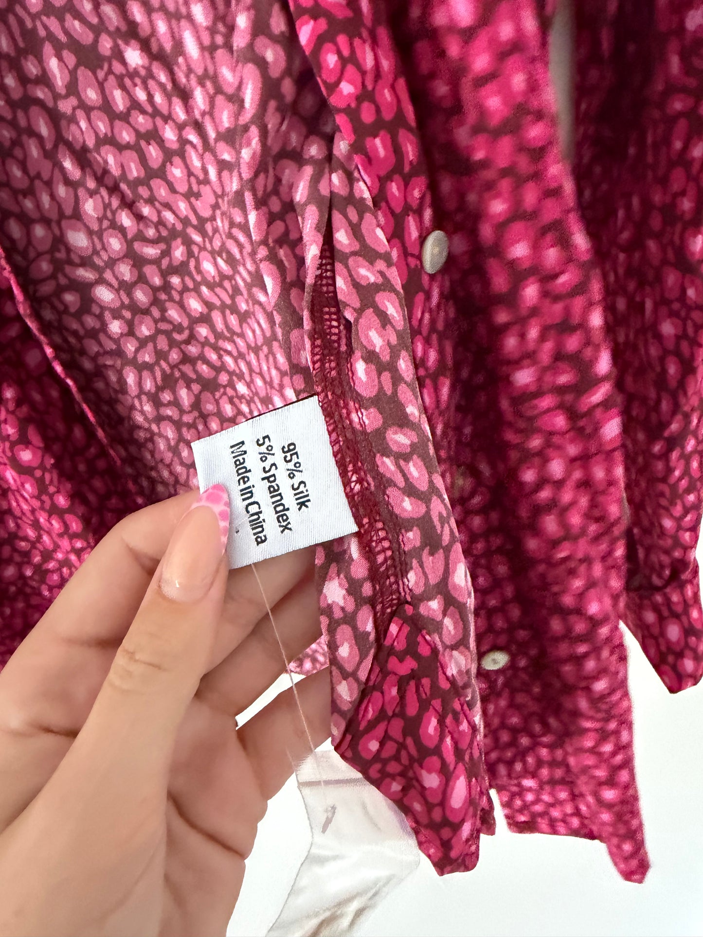 Pre-Loved Pink Primrose Park Blouse, M