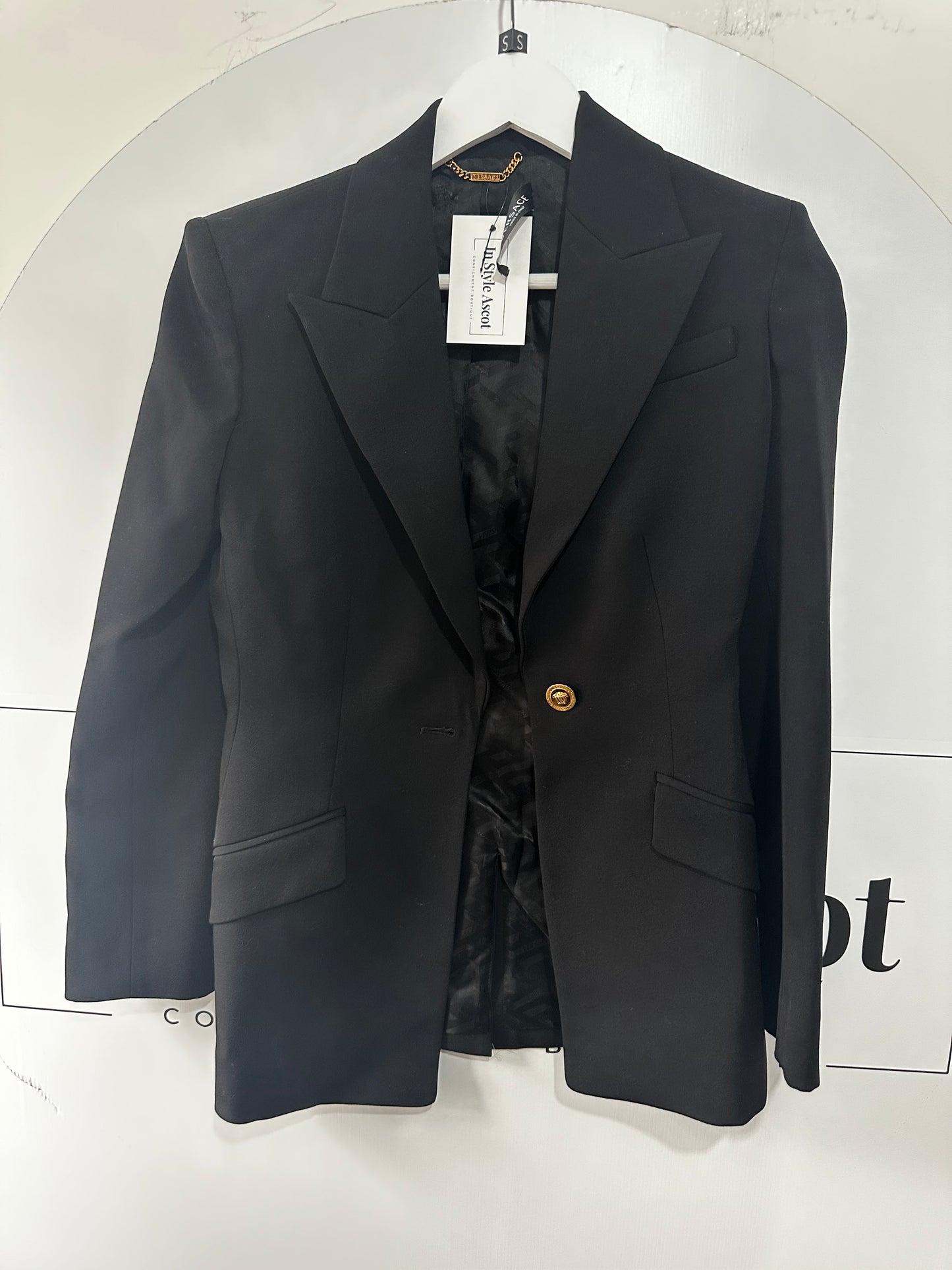 Versace Black Blazer, 8