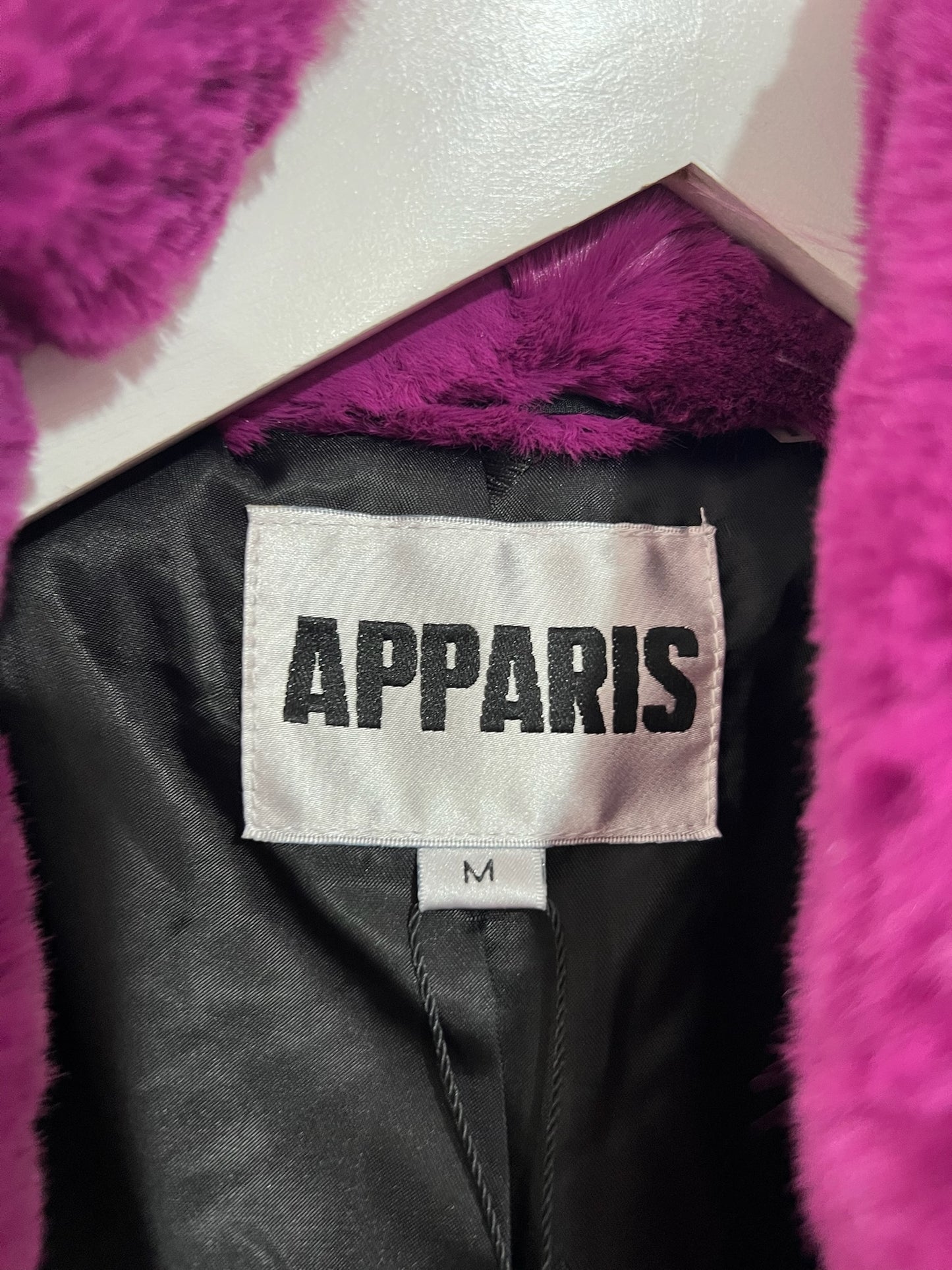 Purple Apparis Coat, Size Medium