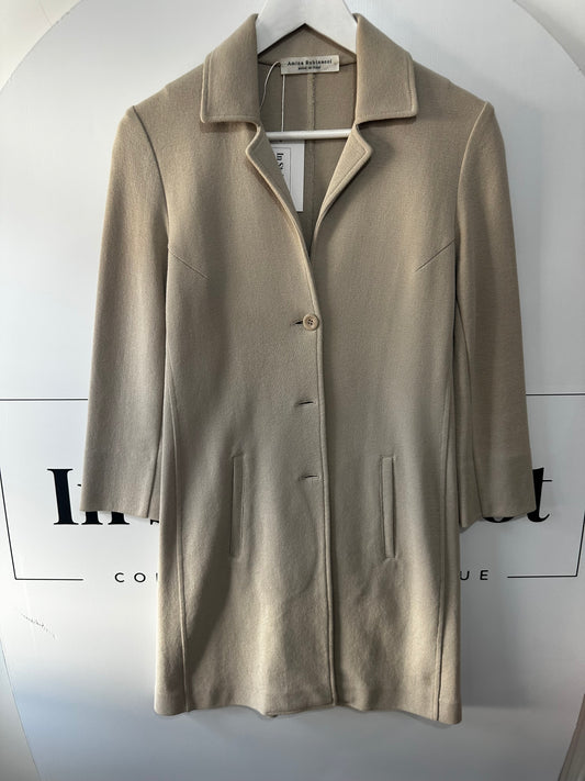 Beige Amina Rubinacci Jacket, Size M