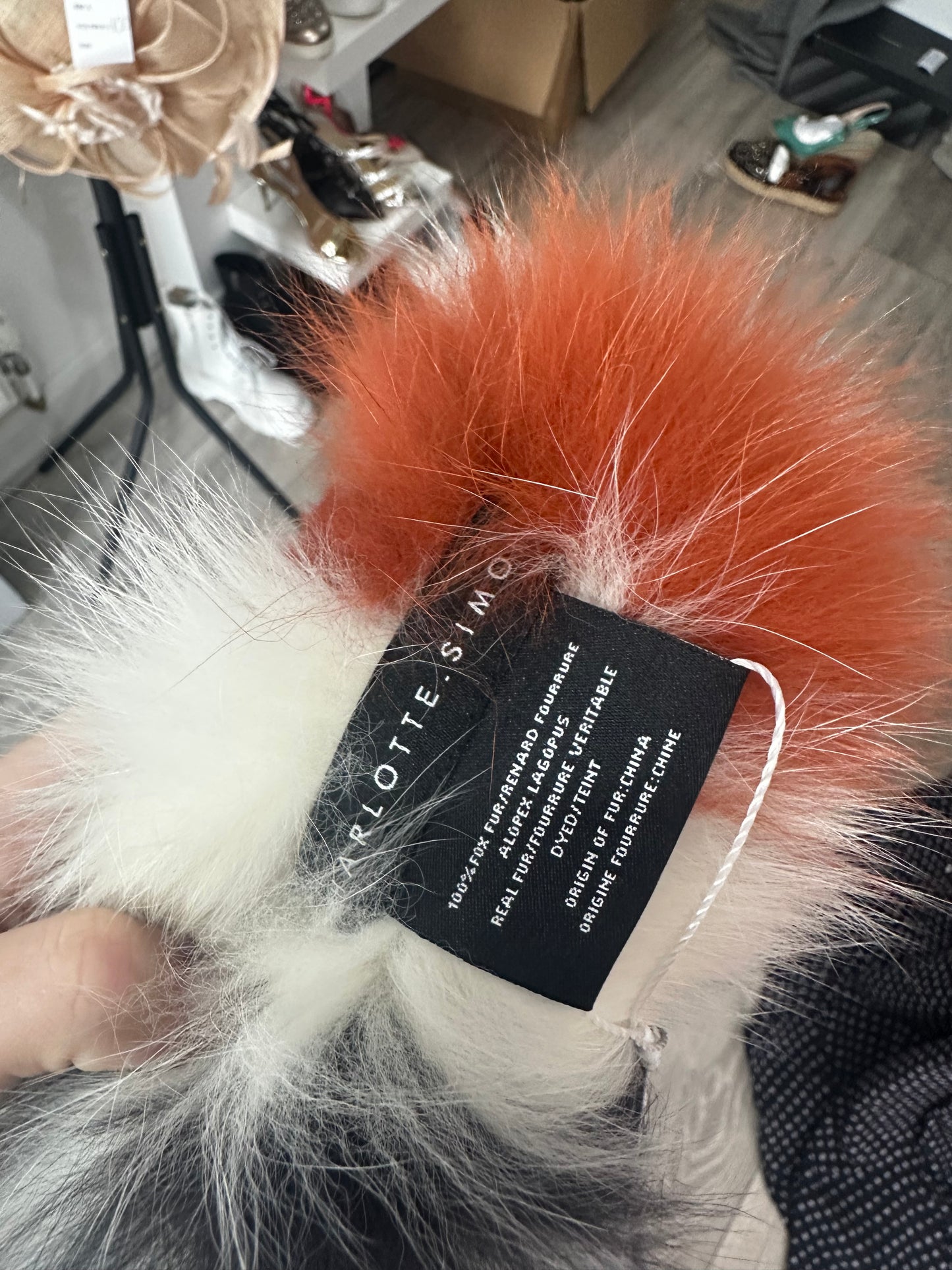 Charlotte Simone Fur Scarf