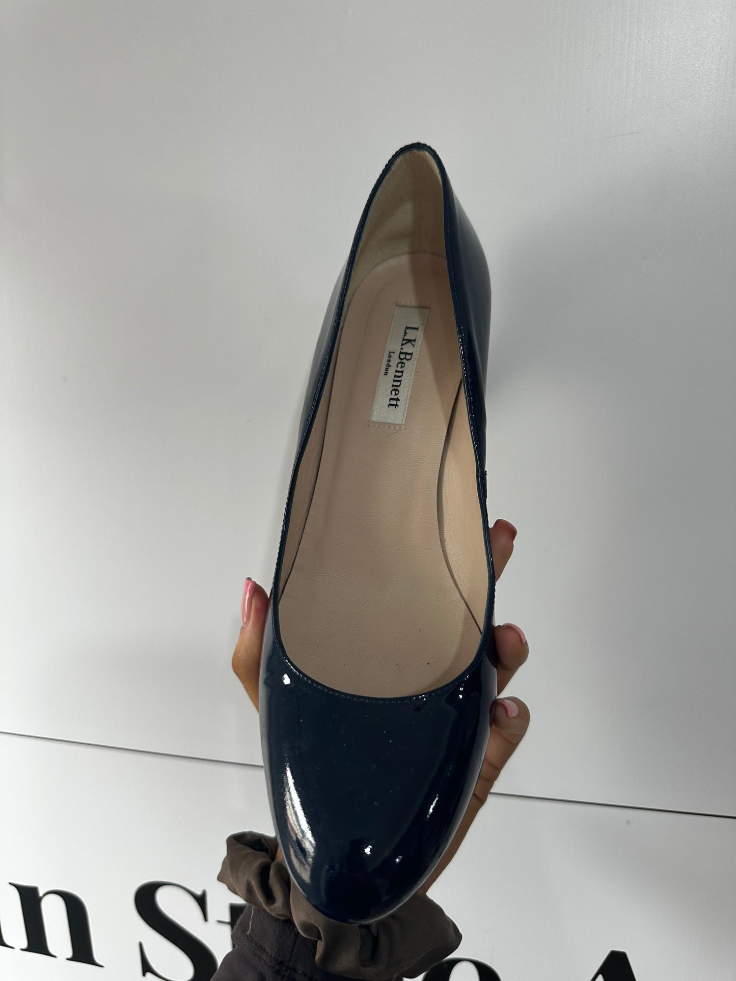 Navy Lk Bennett Heels, 5.5