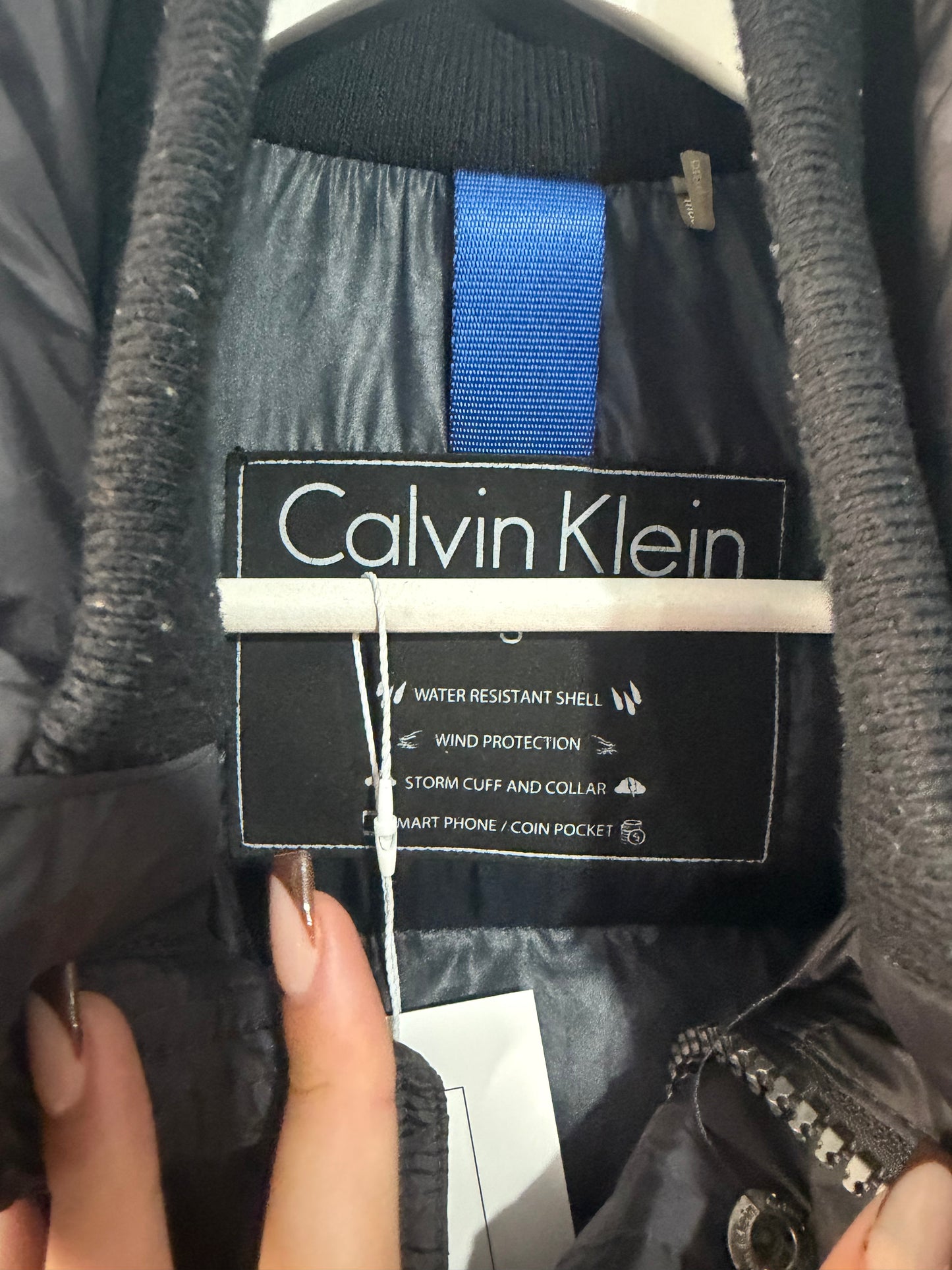 Black Calvin Klein Coat, S