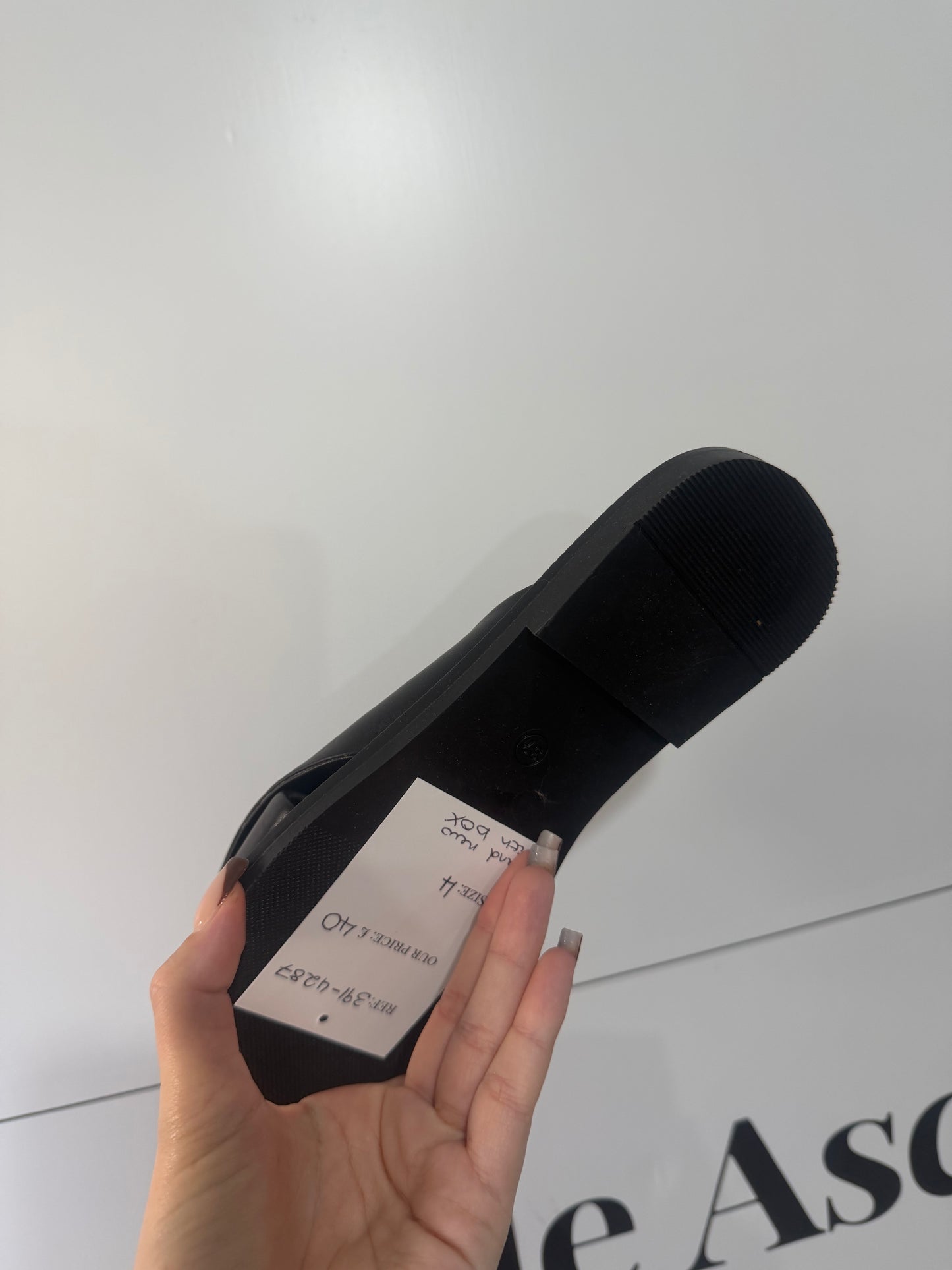Black Jones Brand New Flats, Size 37 - UK 4