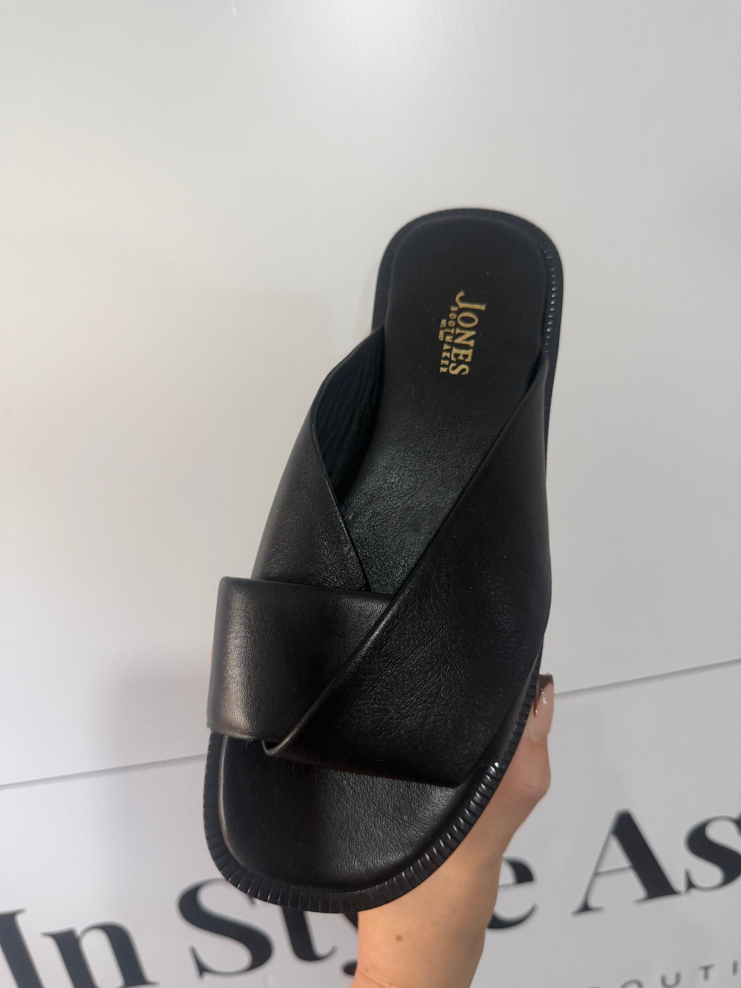 Black Jones Brand New Flats, Size 37 - UK 4