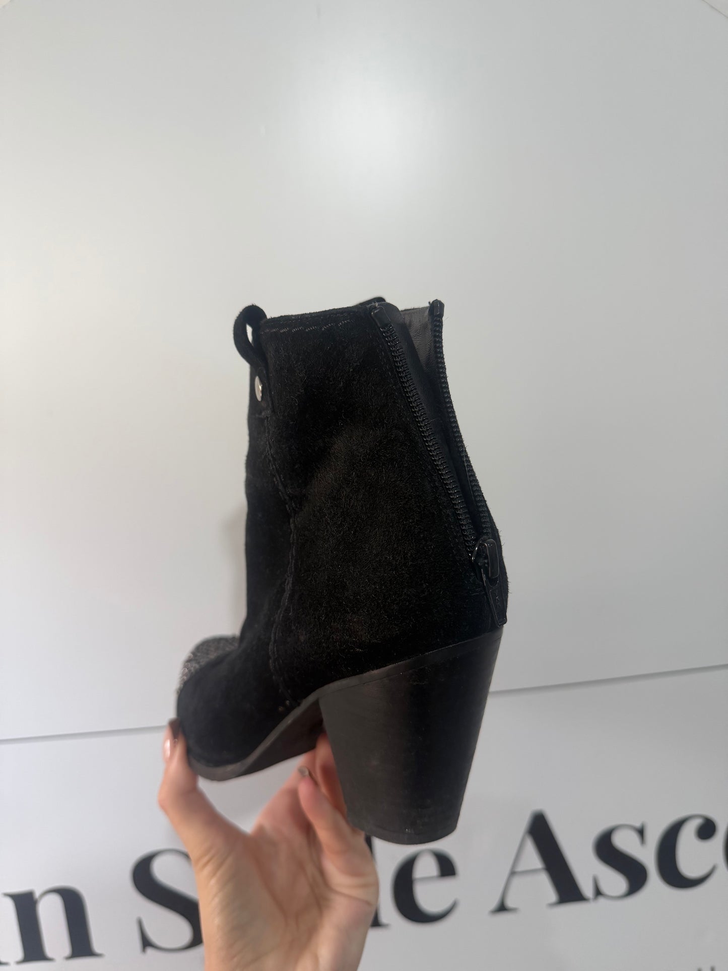 Black Studded Stuart Wietzman and Russel Bromley Boots