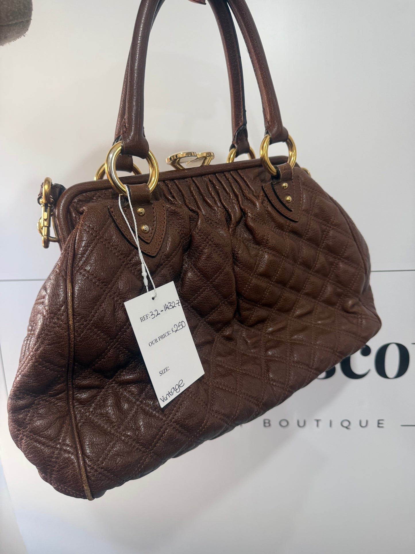 Brown & Gold Marc Jacobs Handbag