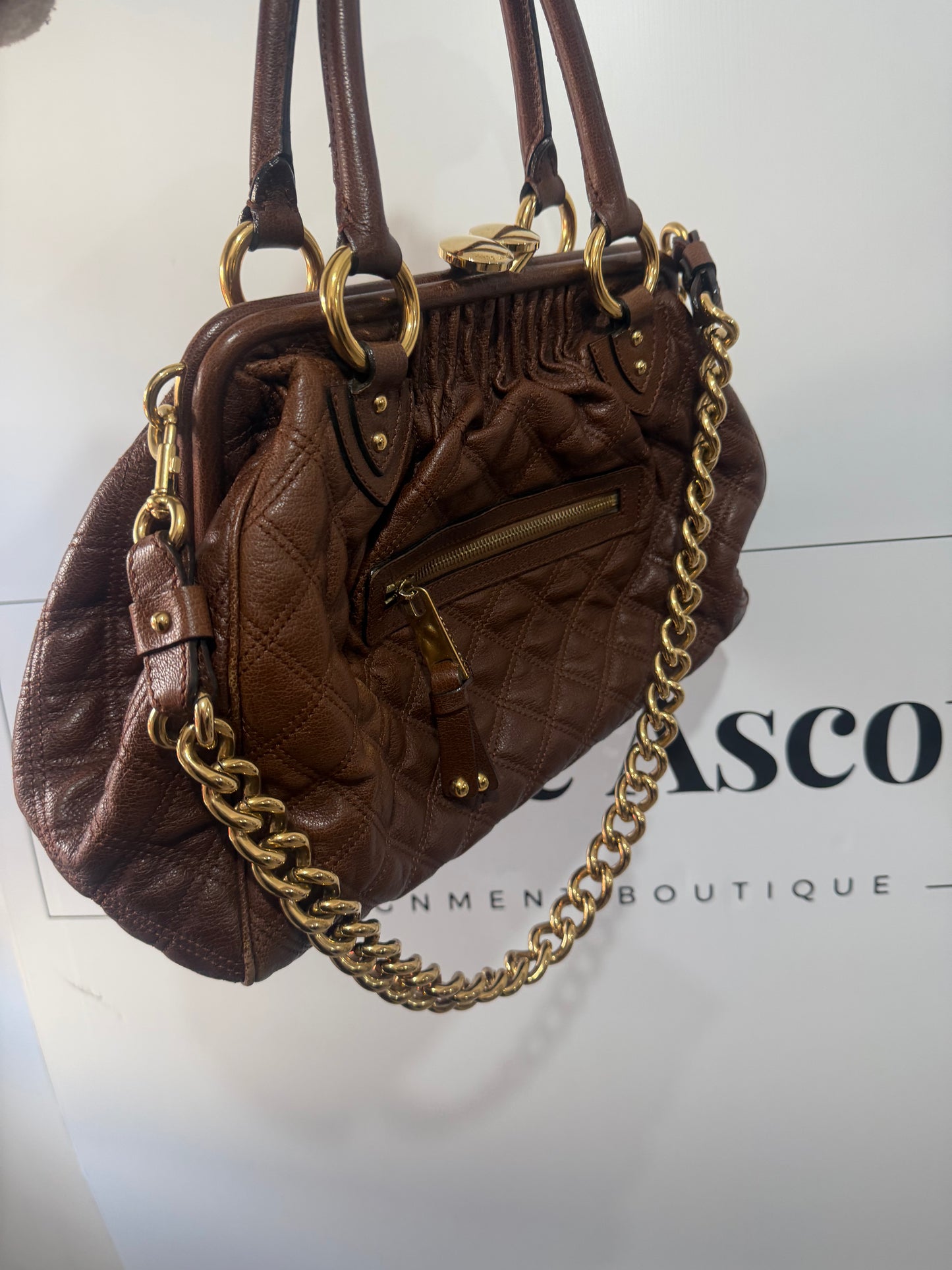 Brown & Gold Marc Jacobs Handbag