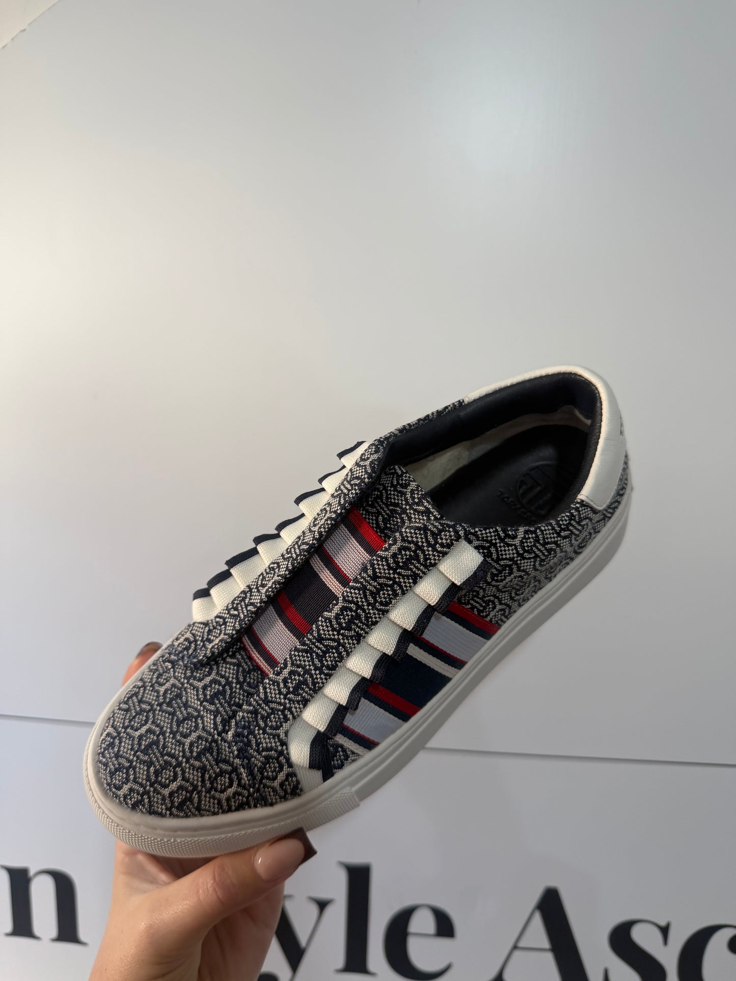 Blue Tory Burch Flats Trainers, 6M - UK Size 4