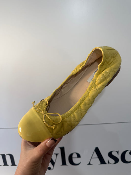 Yellow Lk Bennett Ballet Pumps, Size 37 - UK 4