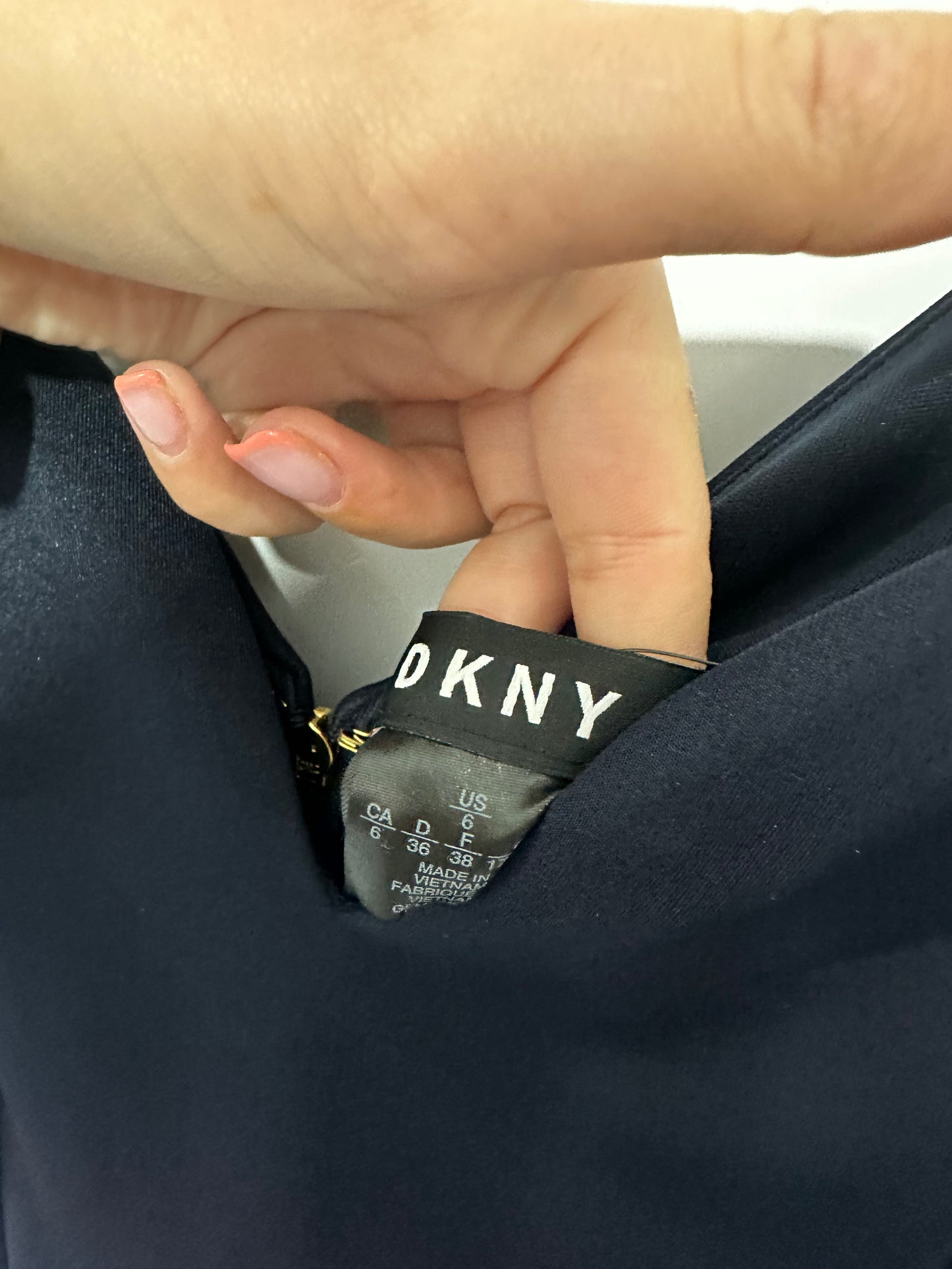 Navy DKNY Dress, 10-12