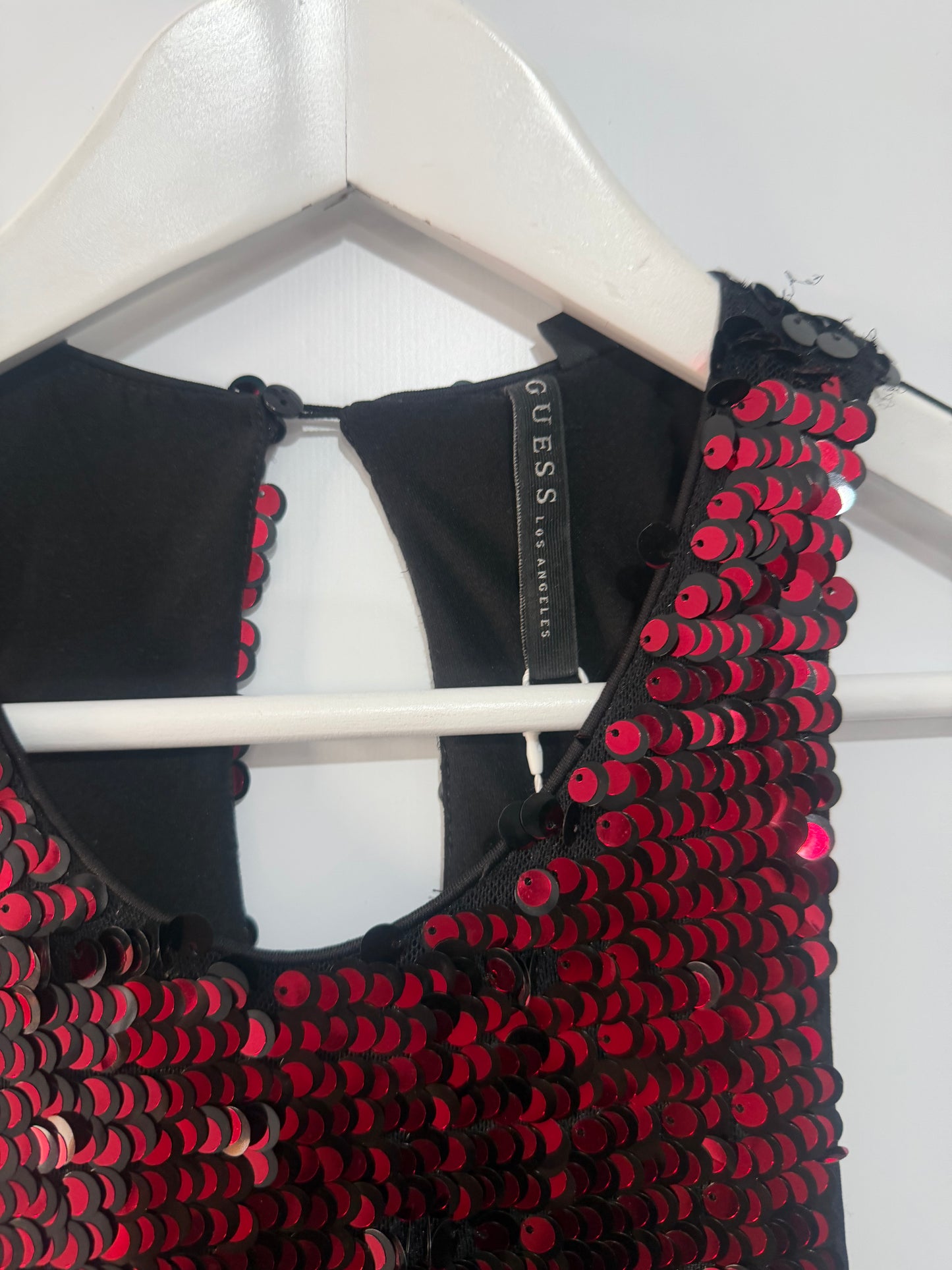 Red Sequin Guess Dress, Small