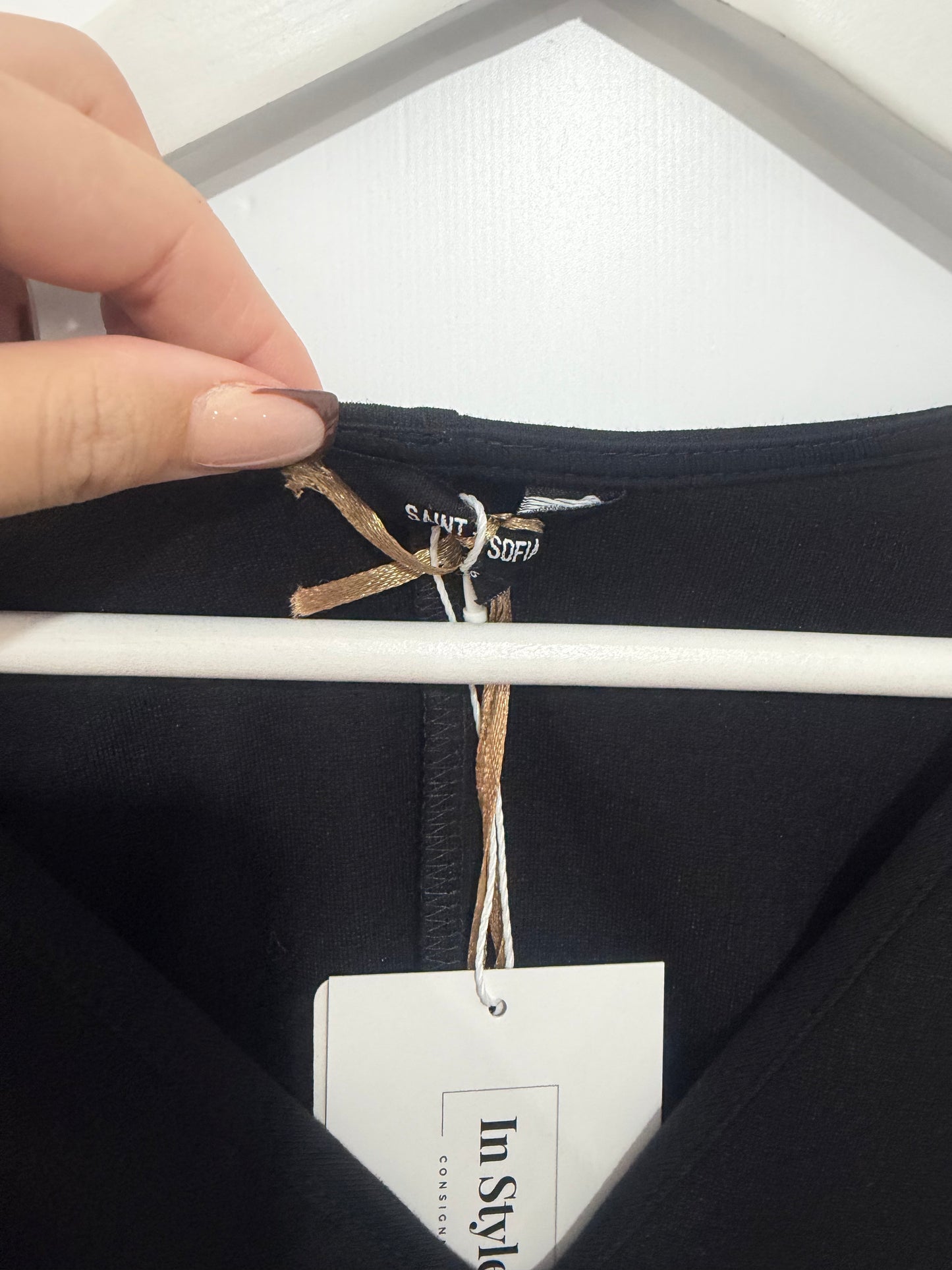 Black Saint + Sofia Top, Size 10