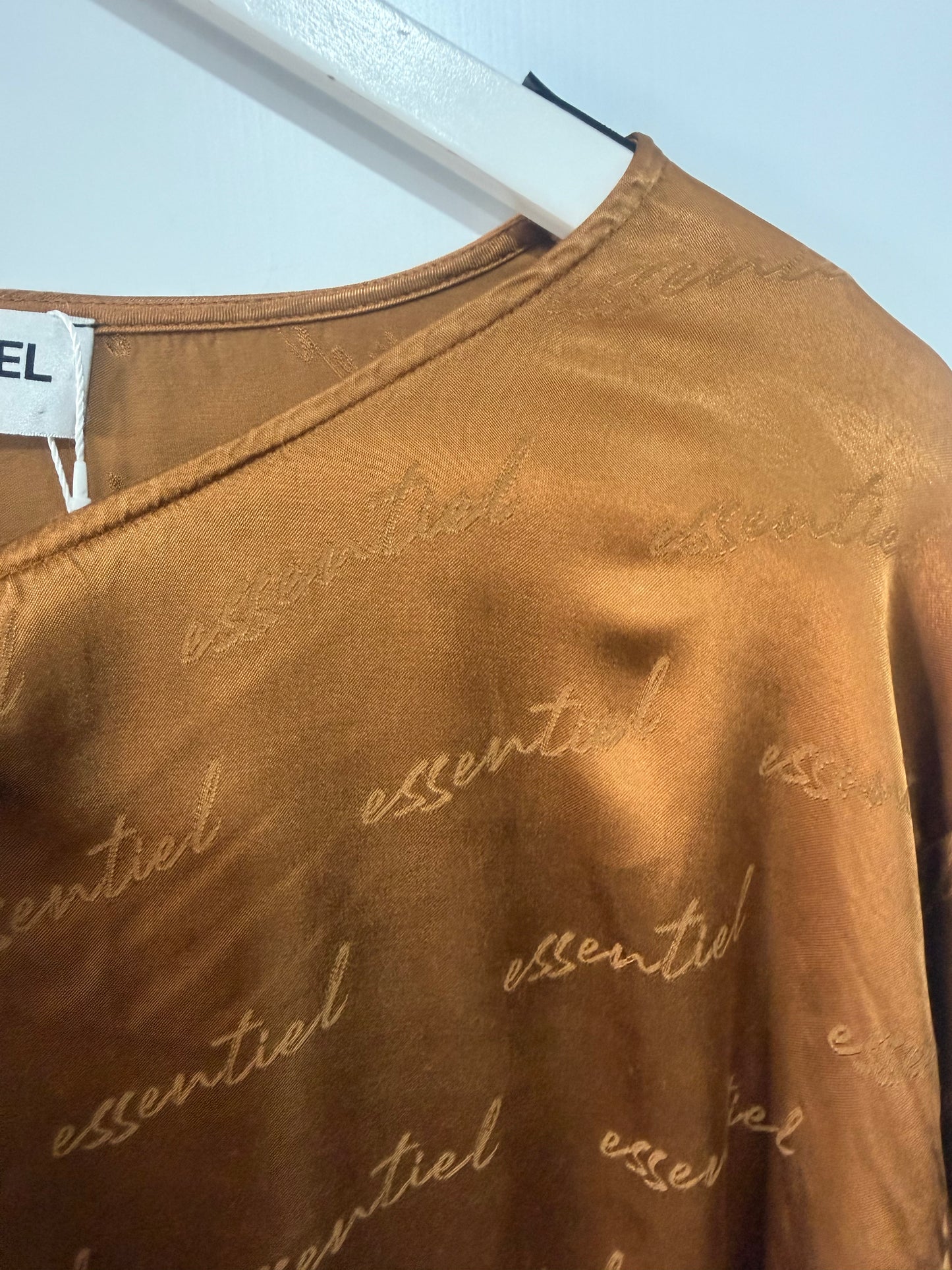 Mustard Essentiel Antwerp Blouse, Size S (Generous - Fits 12)