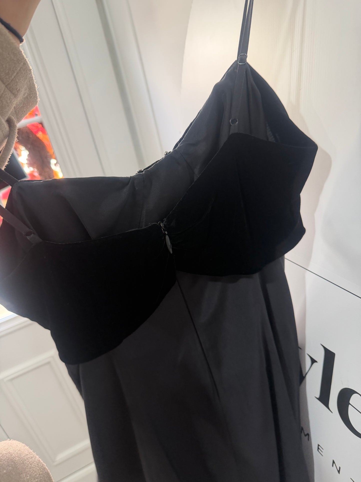 Black and Velvet Juicy Couture Dress, Small