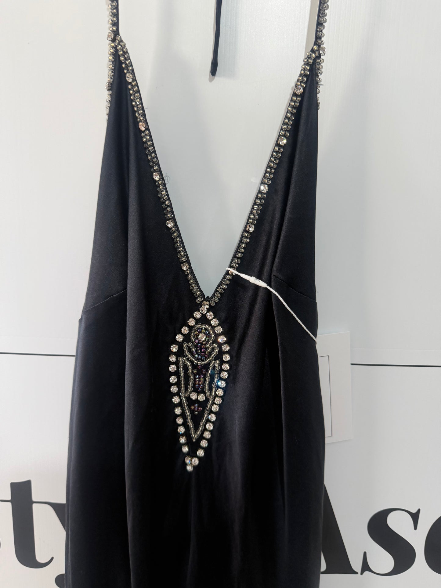 Black Whistles Midi Dress, Size Small