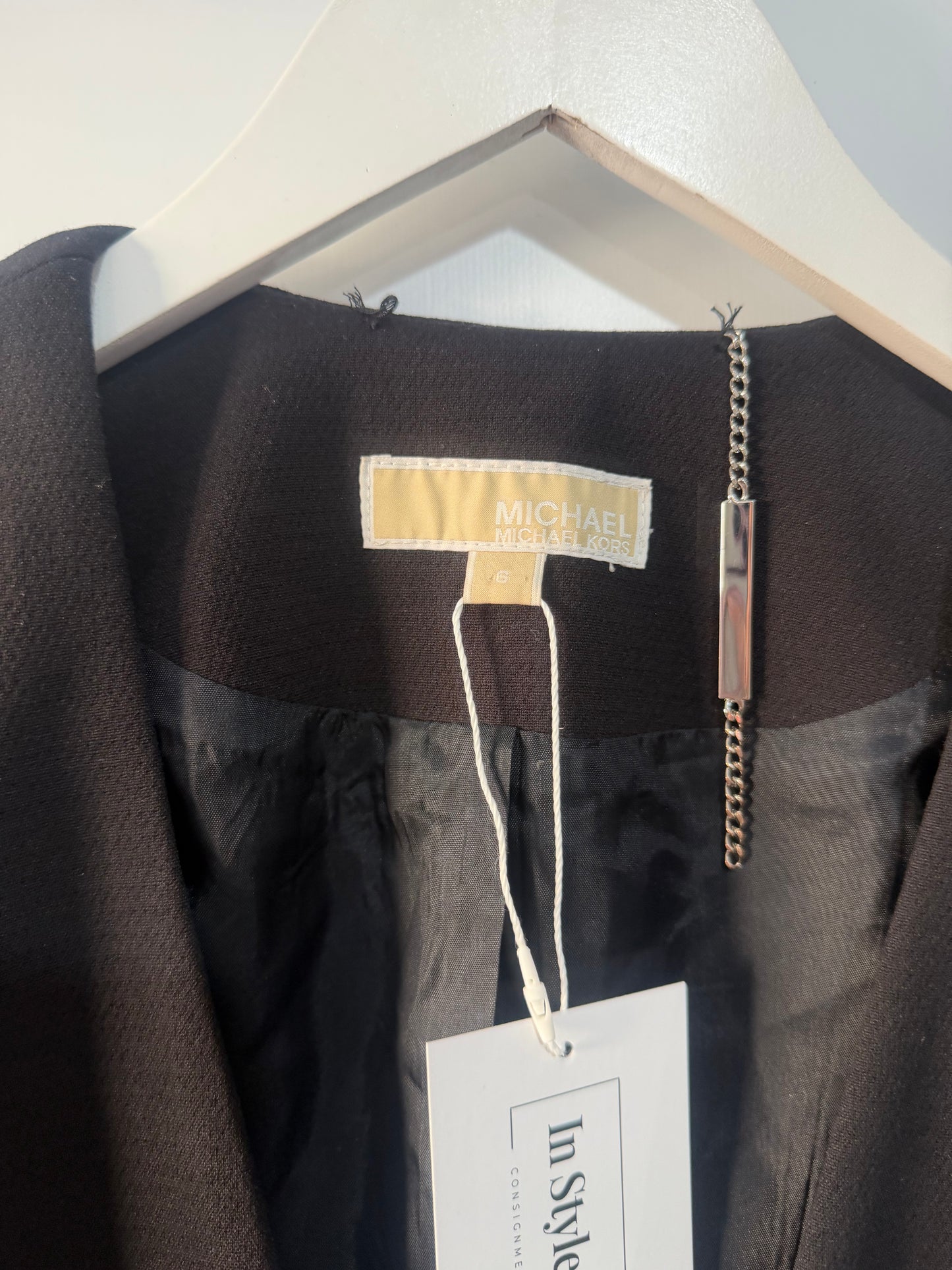 Black Michael Kors Blazer Jacket, Size 10