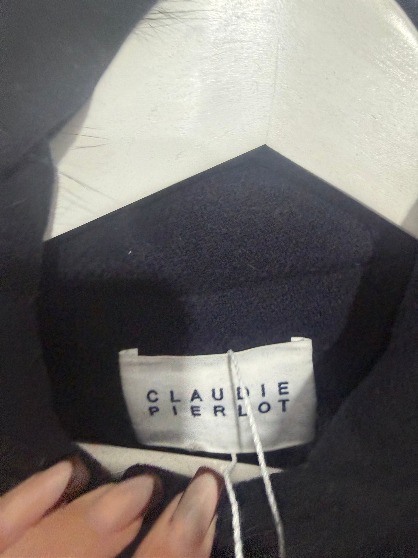 Navy Claudie Pierlot Jacket, Size 10