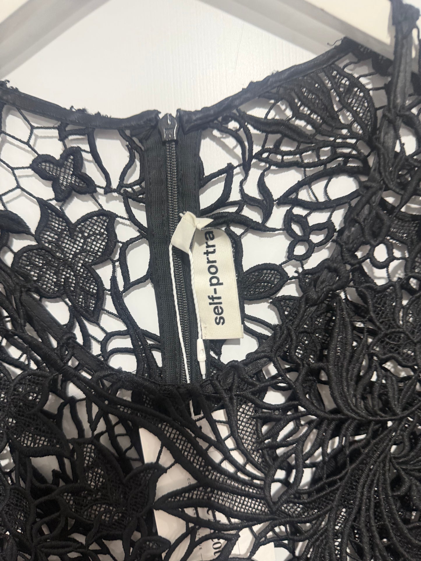 Black Self-Portrait Dress, 10