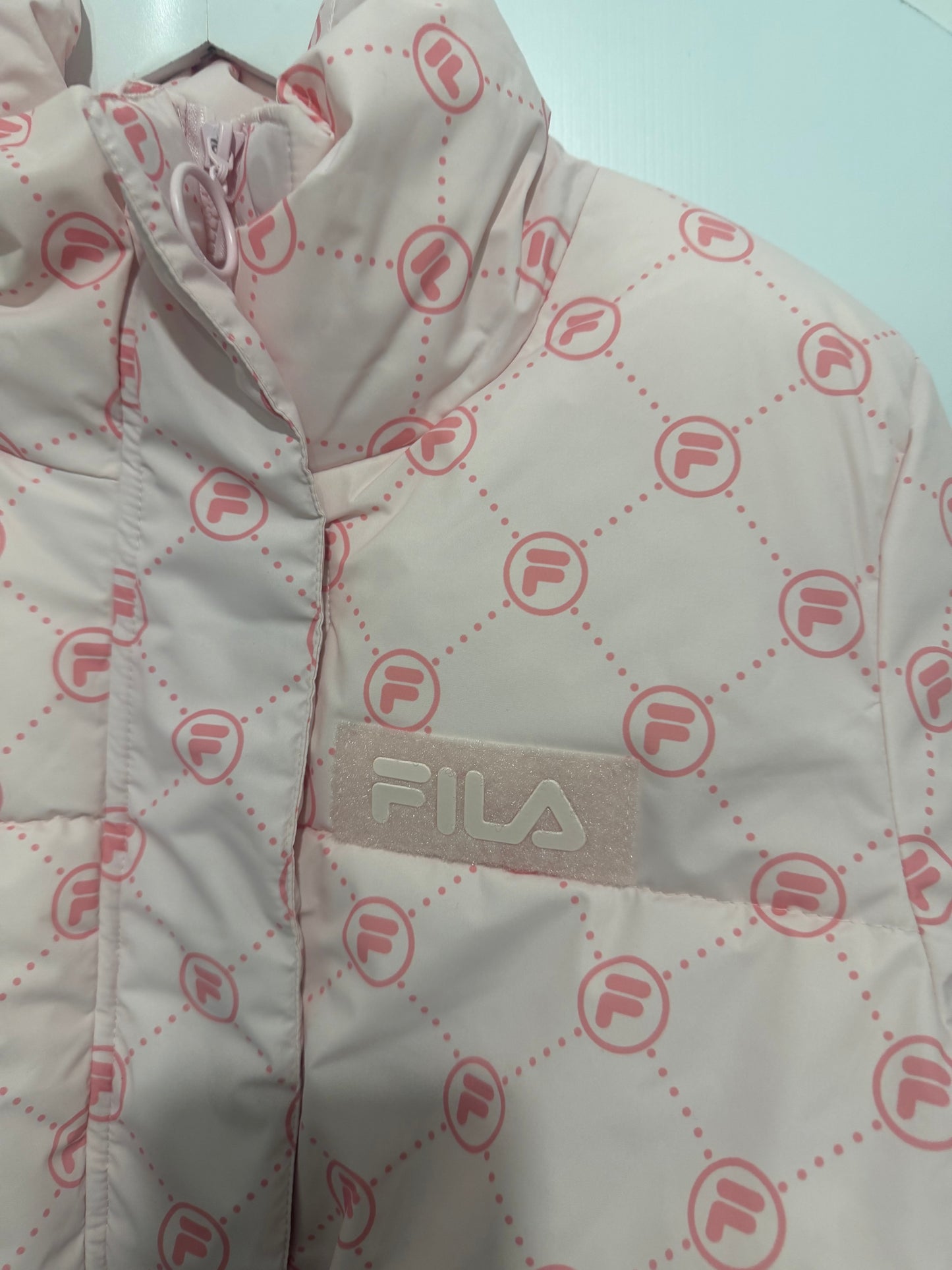Pink Fila Puffer Coat, 10