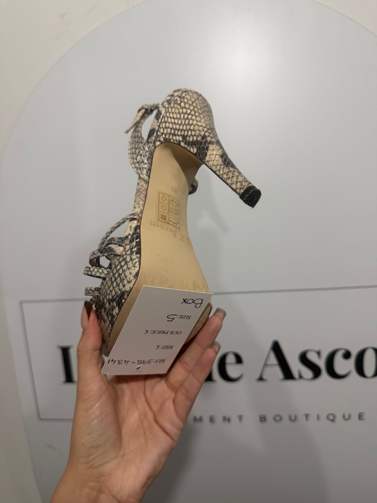 Snake LK BENNETT Heels, Size 5
