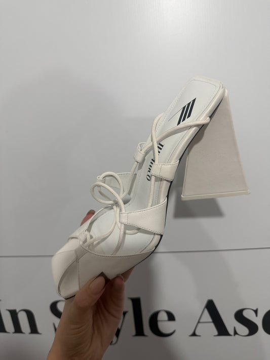 White The Attico Sandals, Size 41