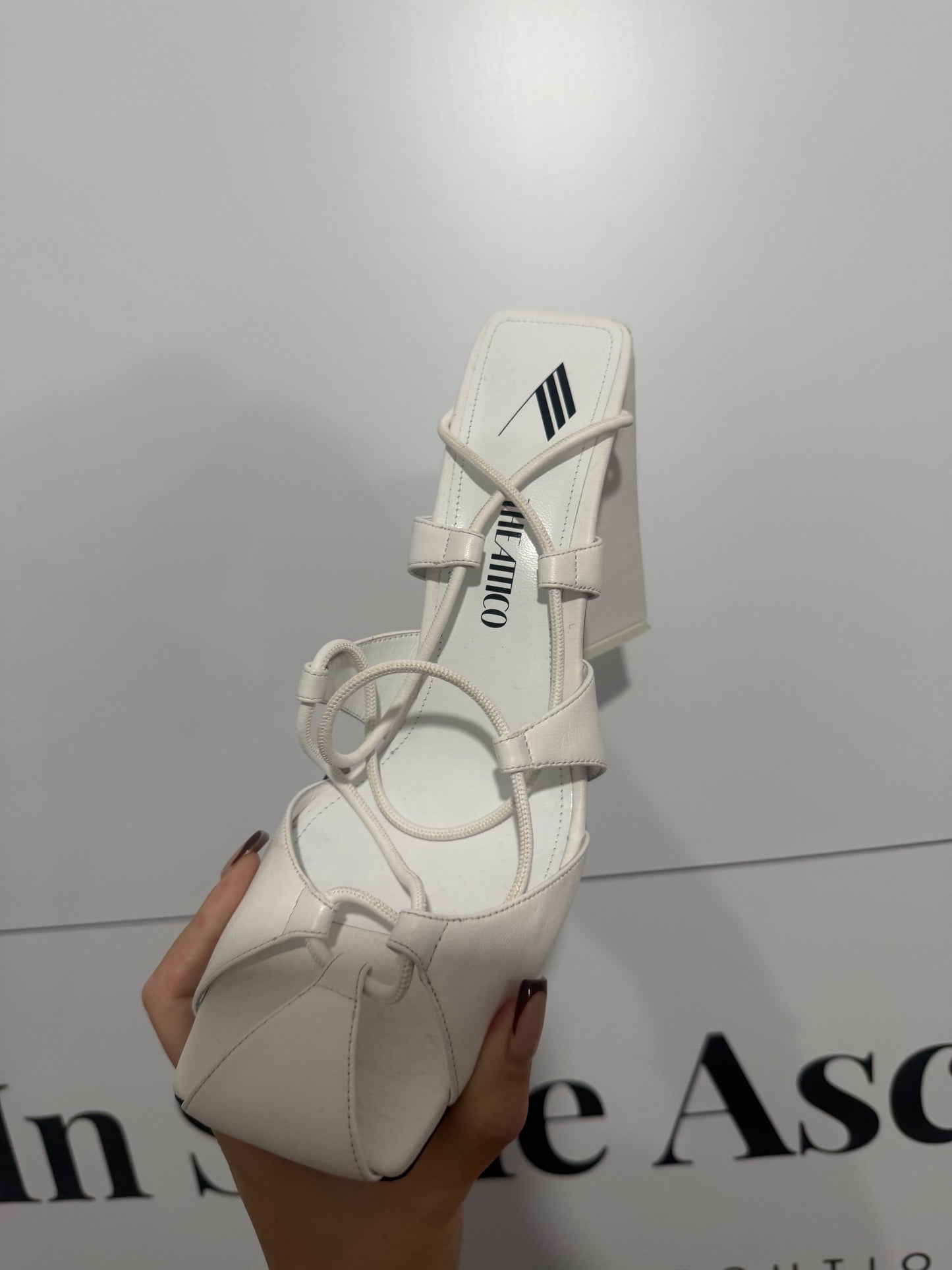 White The Attico Sandals, Size 41