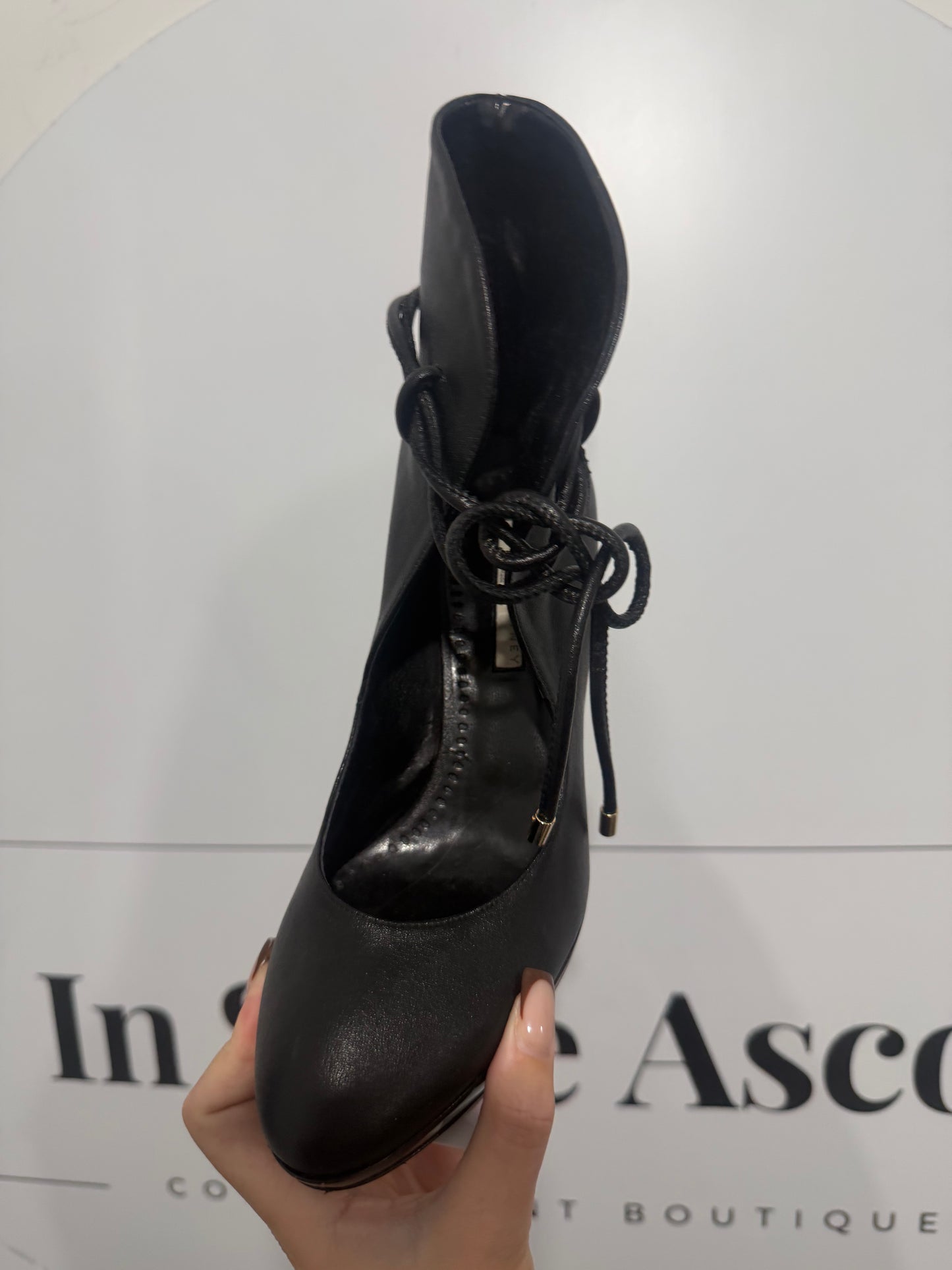 Black Stella McCartney Heels, 39.5- 6.5